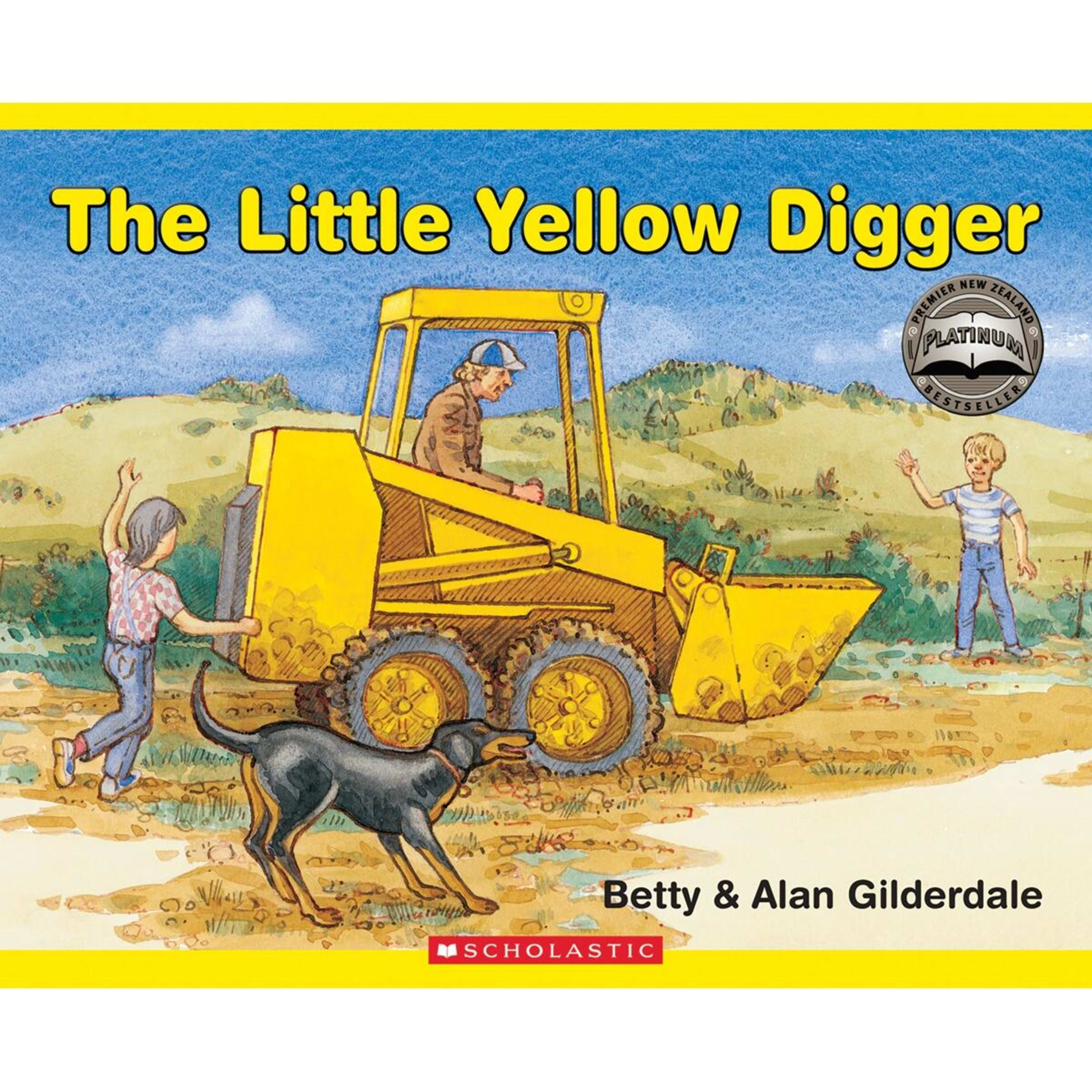 1 The Little Yellow Digger by Betty Gilderdale - Book