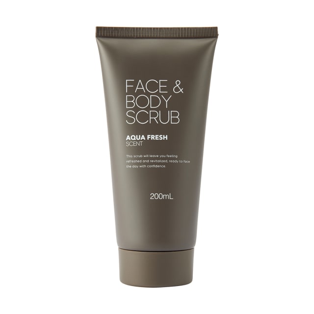 Face and Body Scrub 200ml Aqua Fresh Scent Kmart NZ