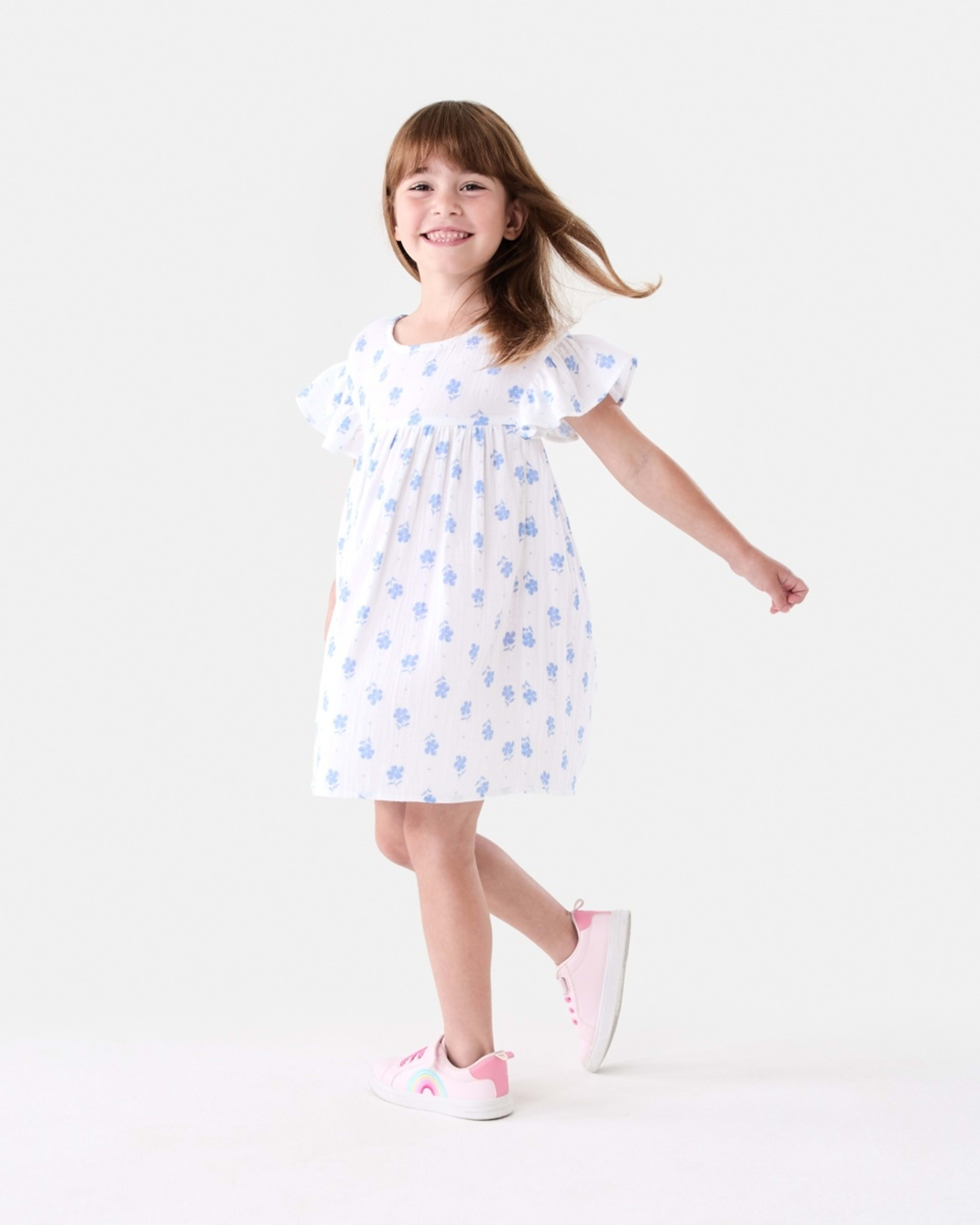7 Woven Dress PANSY BLOOMS WHITE, 7 of 8