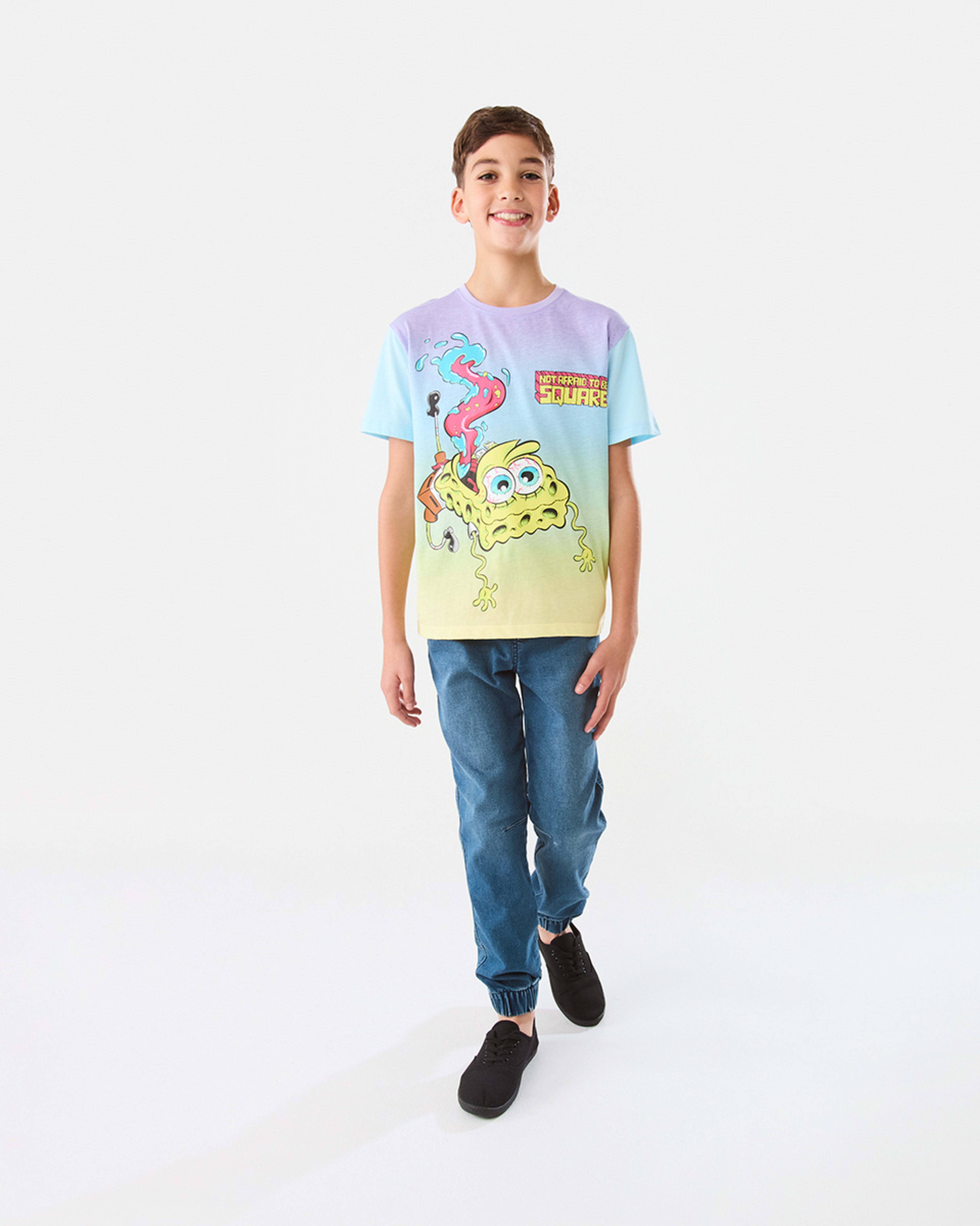 5 Short Sleeve SpongeBob SquarePants License T-shirt Spongebob, 5 of 8