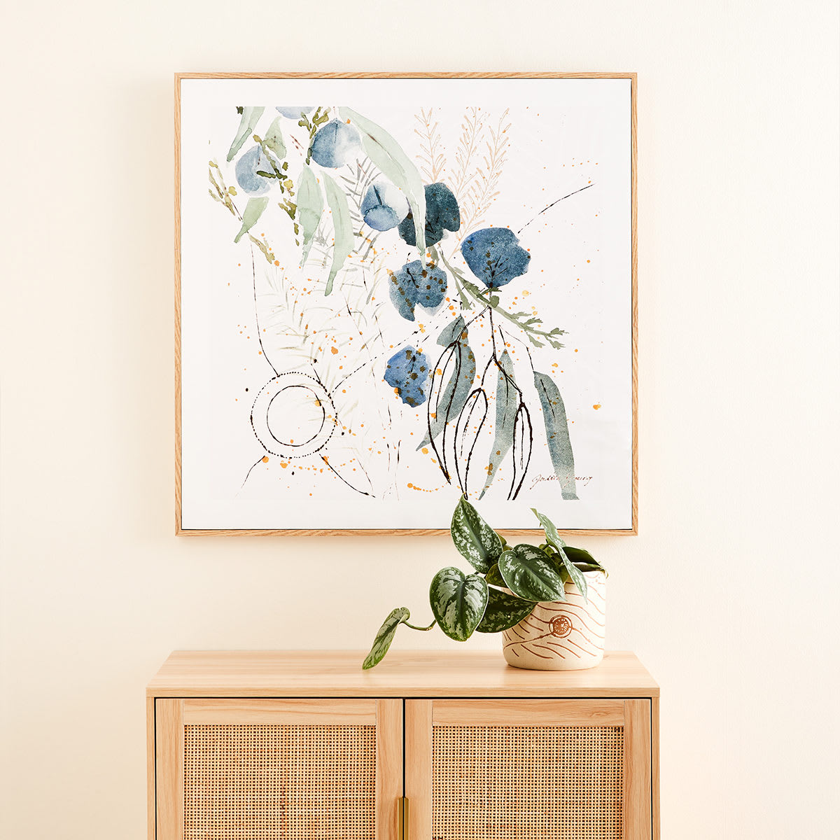 Waluwin Framed Canvas Kmart