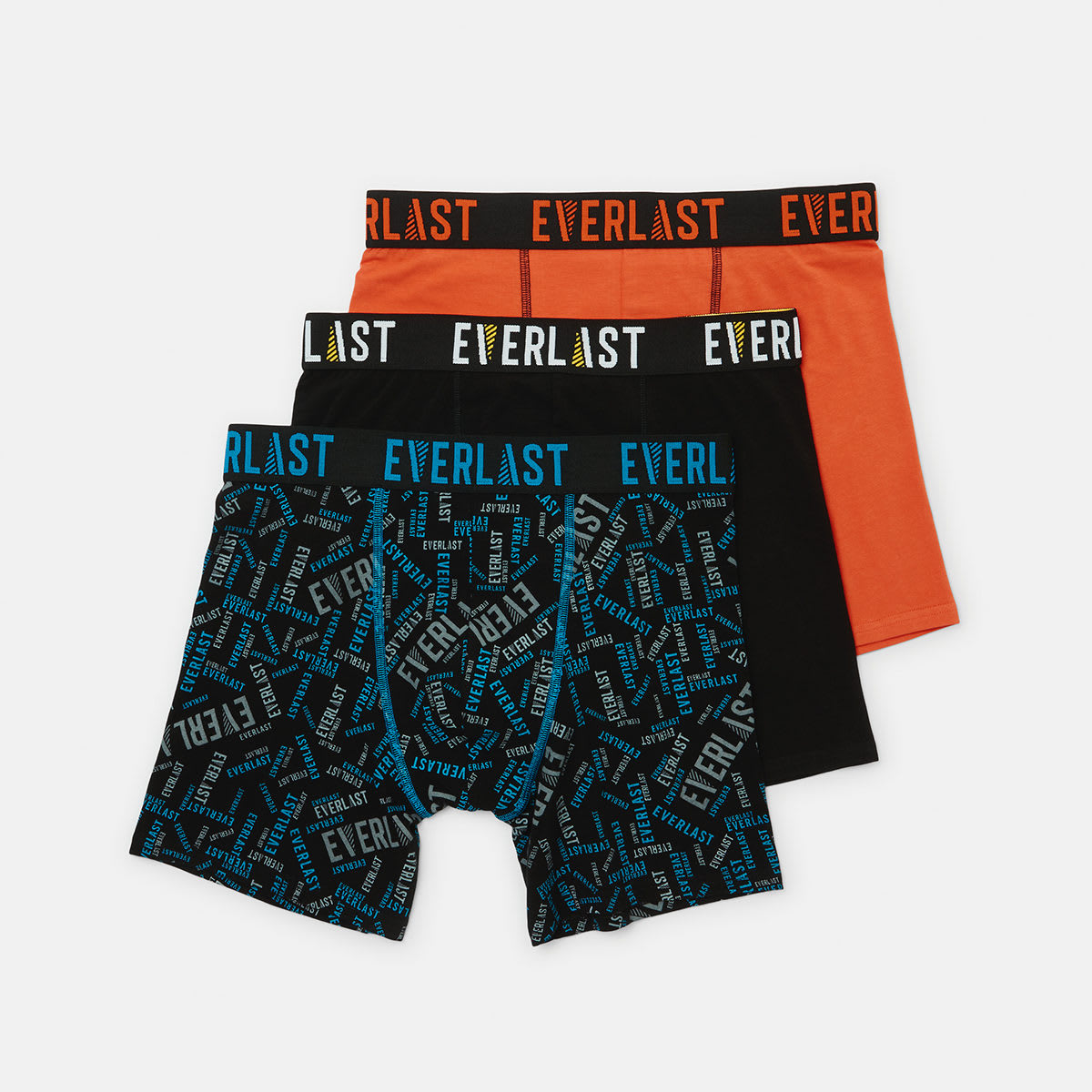 3 Pack Active Everlast Mens Mid Length Trunks Kmart