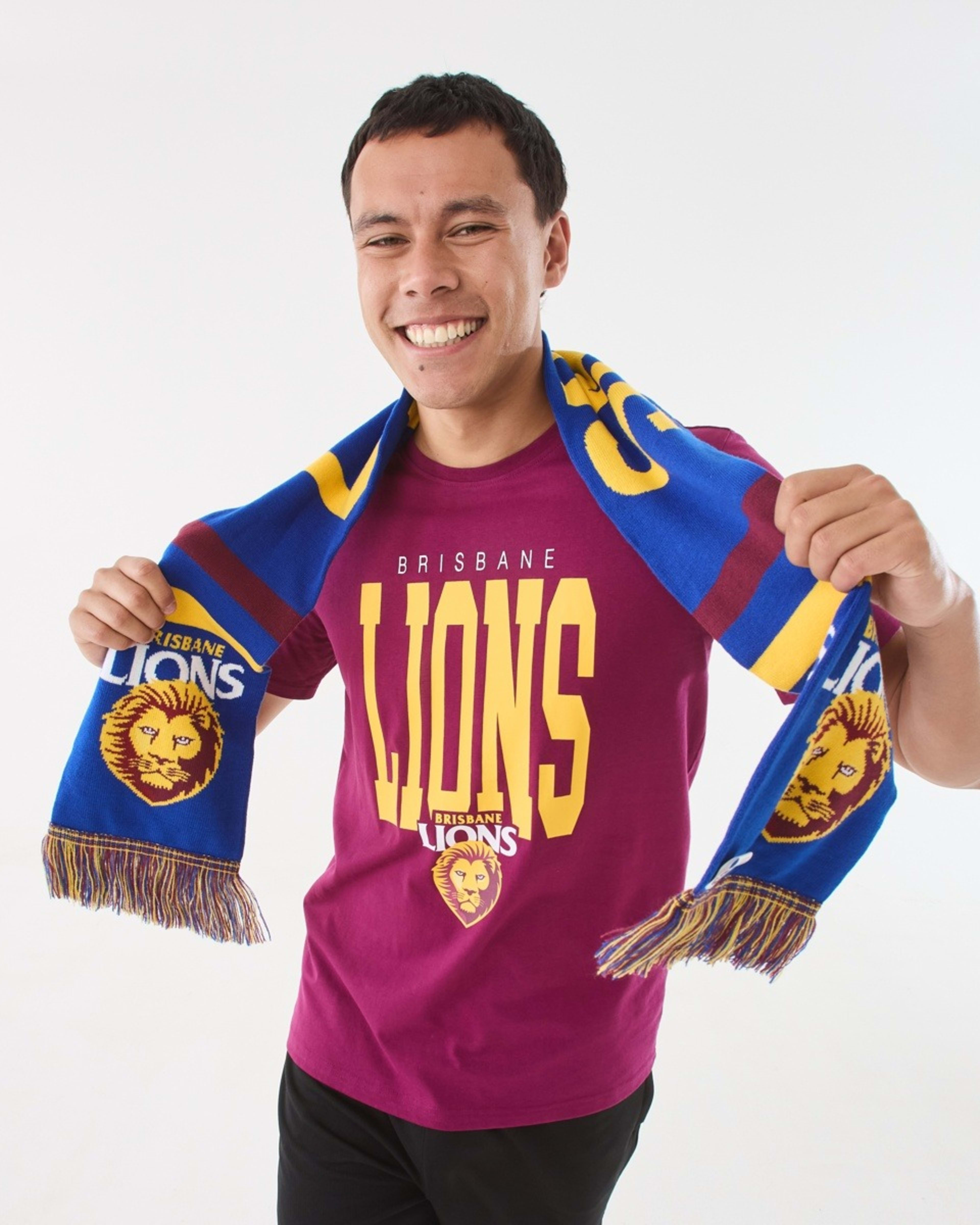 4 Official AFL Adult Scarf Brisbane, 4 of 4
