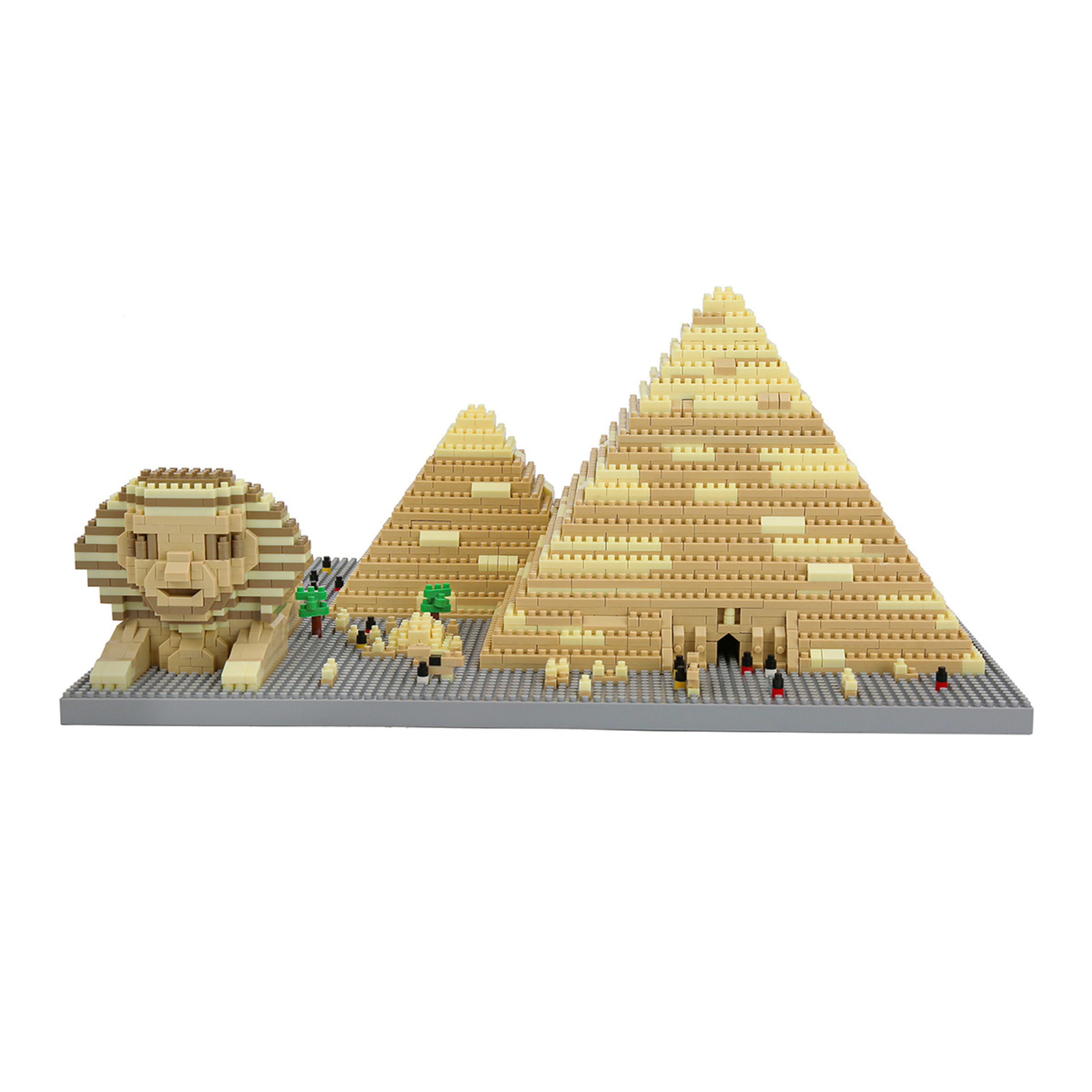 2 2155 Piece Mini Blocks Building Series: Sphinx Pyramid, 2 of 10