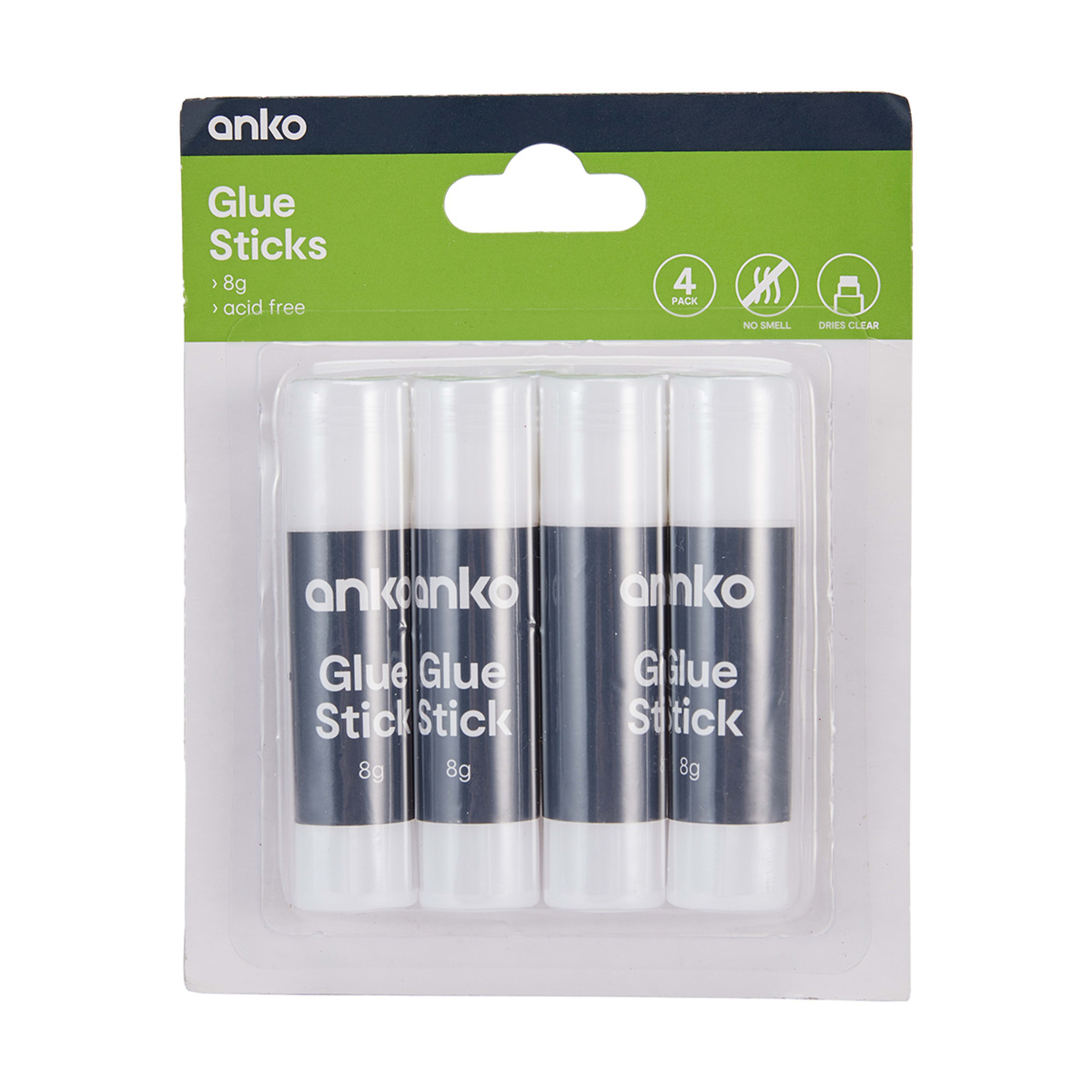 4 Glue Sticks Kmart