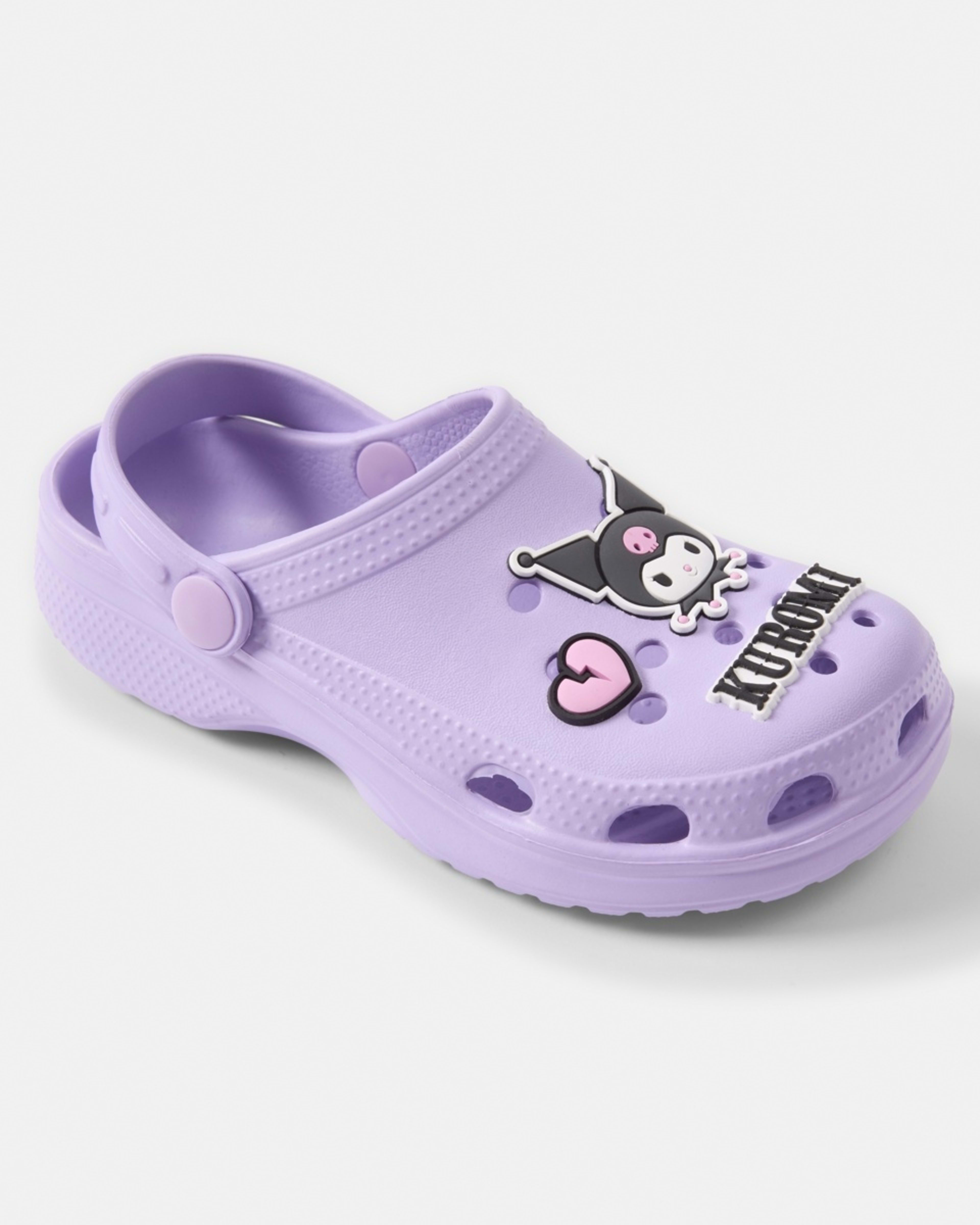 1 Senior Hello Kitty License Clogs HELLO KITTY PURPLE