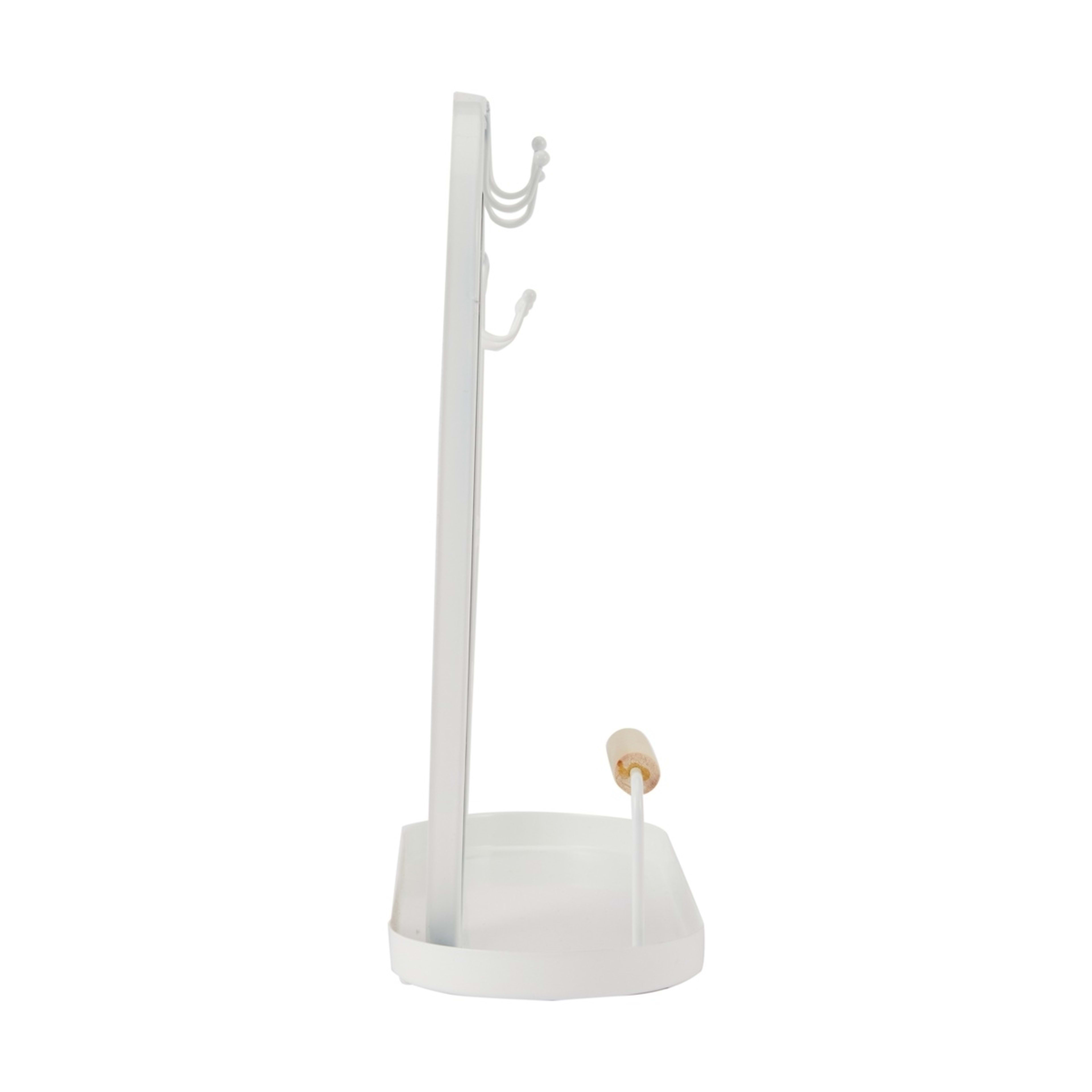 3 Jewellery Storage with Mirror - White, 3 of 7