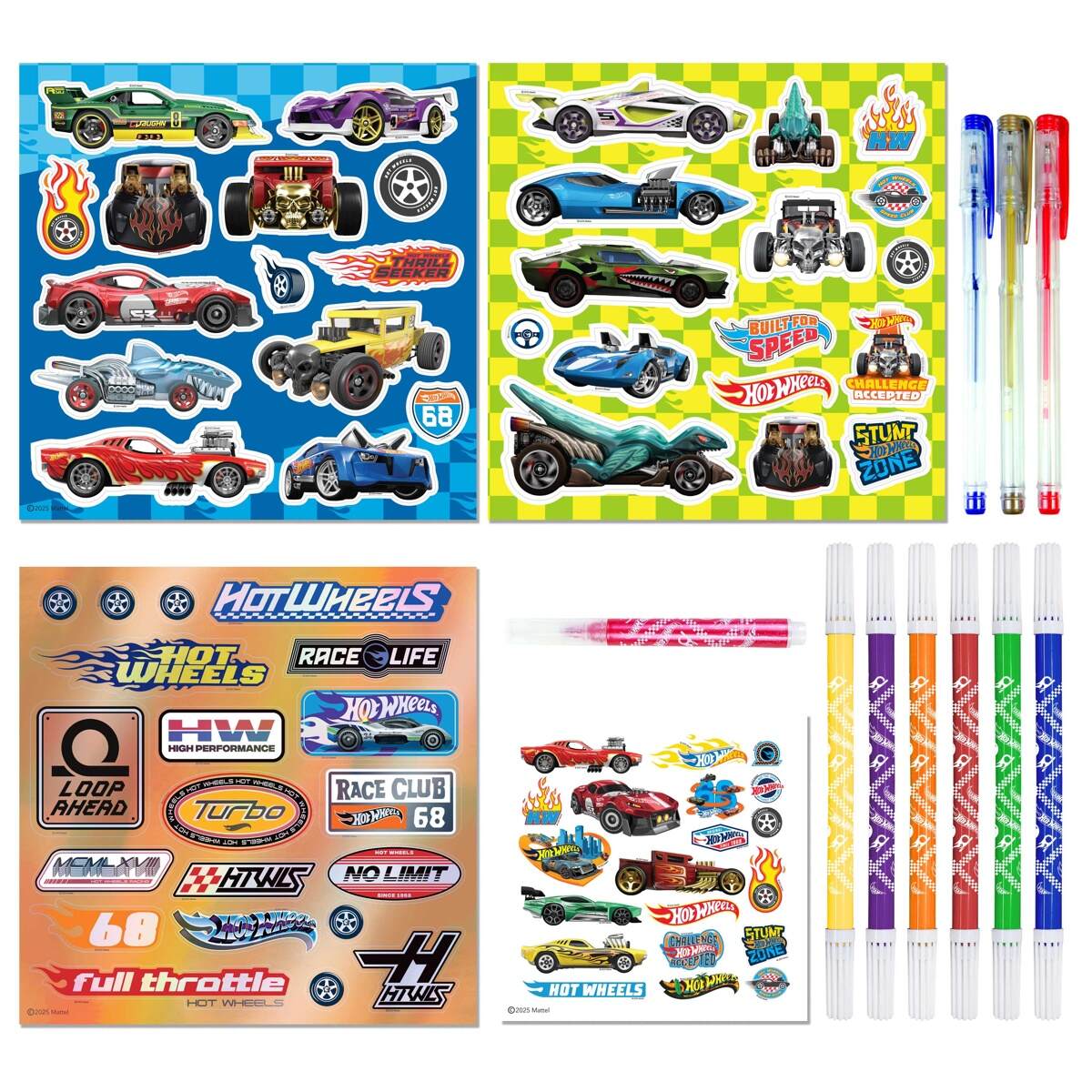 Kaleidoscope Hot Wheels Colouring and Activity Kit - Book - Kmart NZ