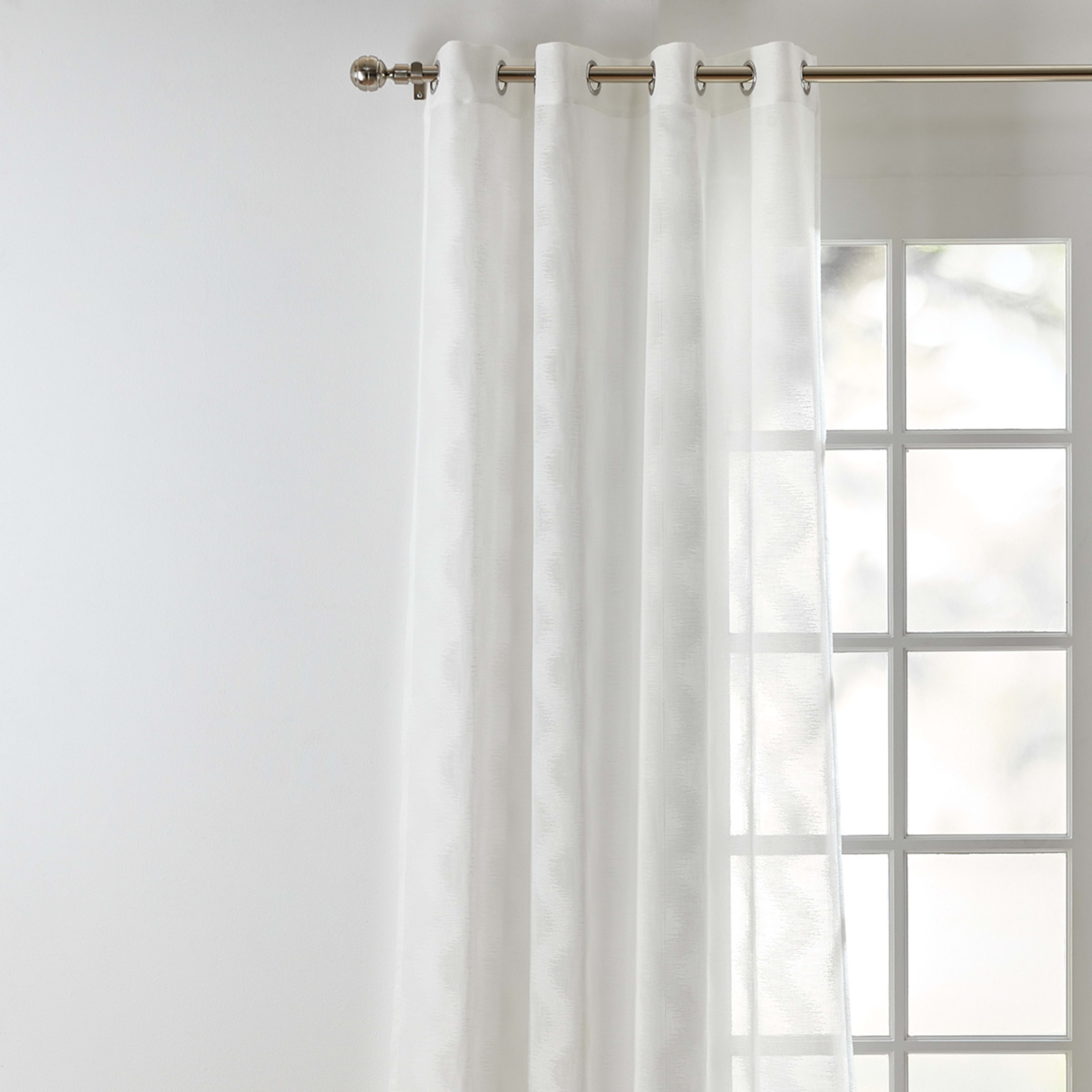 1 Oslo Curtain - White, 1 of 5