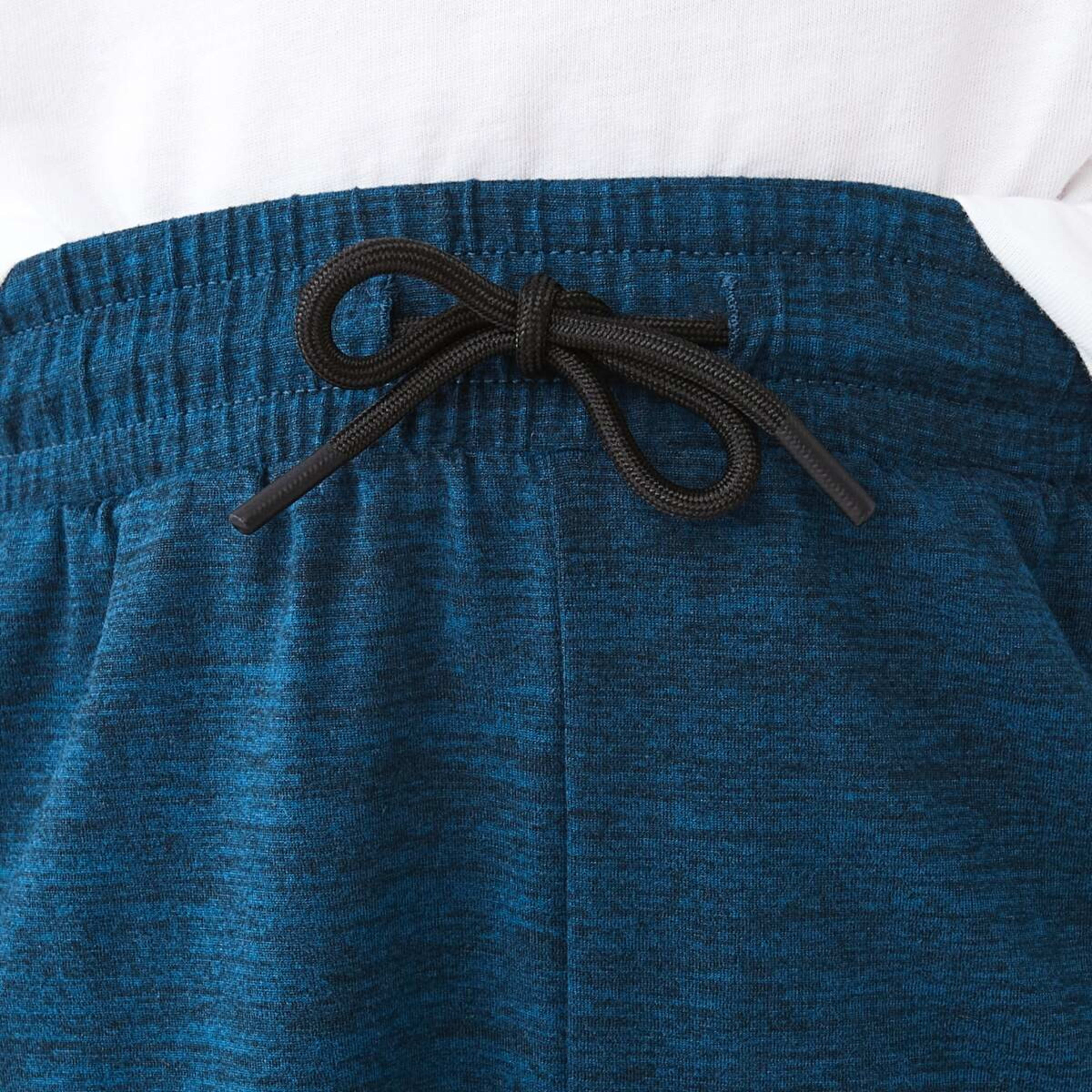 3 Active Kids Knit Shorts Text Blue, 3 of 8