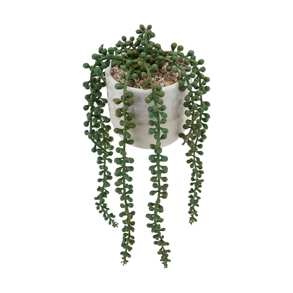 Artificial String of Pearls Plant in Pot Kmart