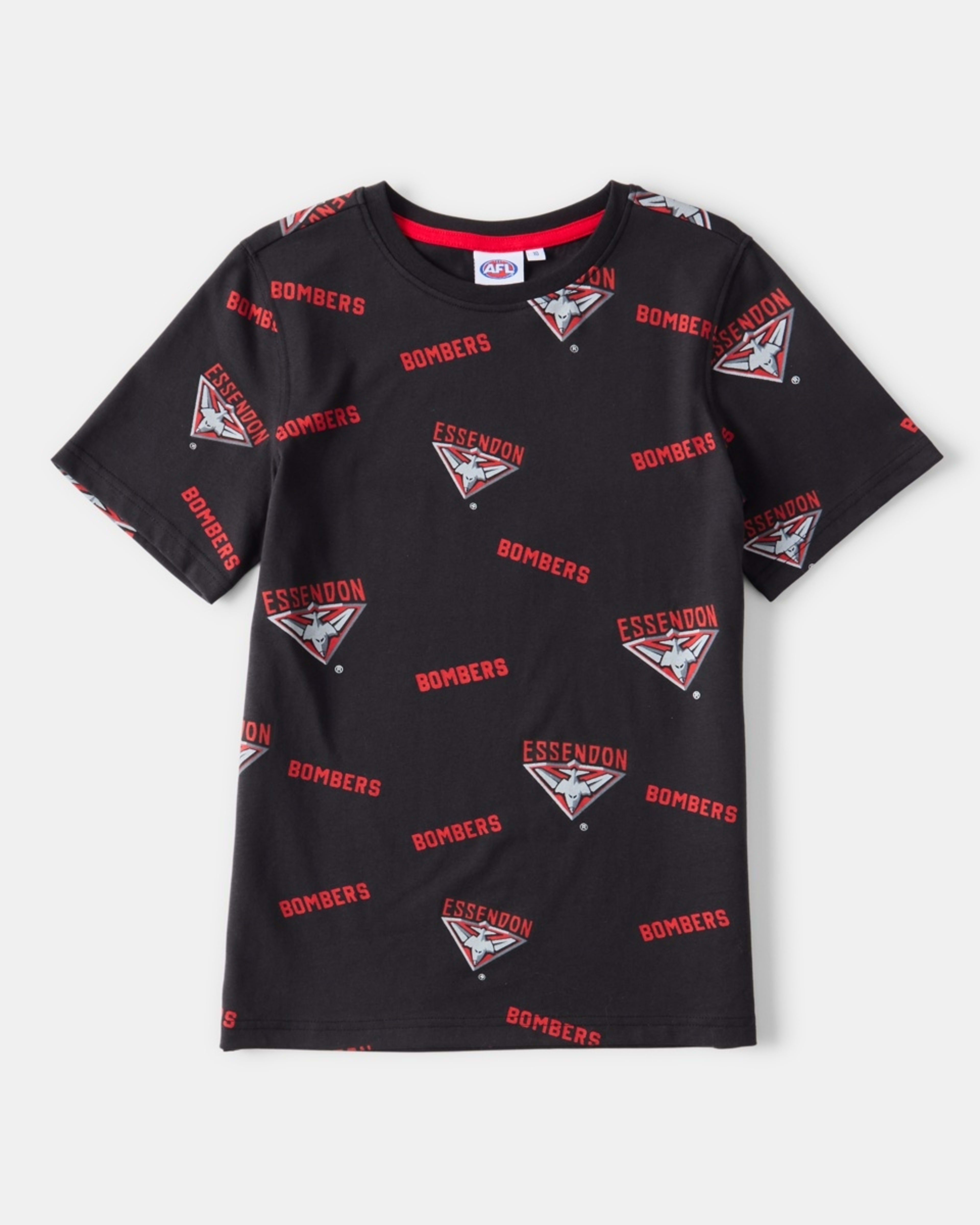 9 Official AFL Kids All Over Print T-shirt Essendon, 9 of 10