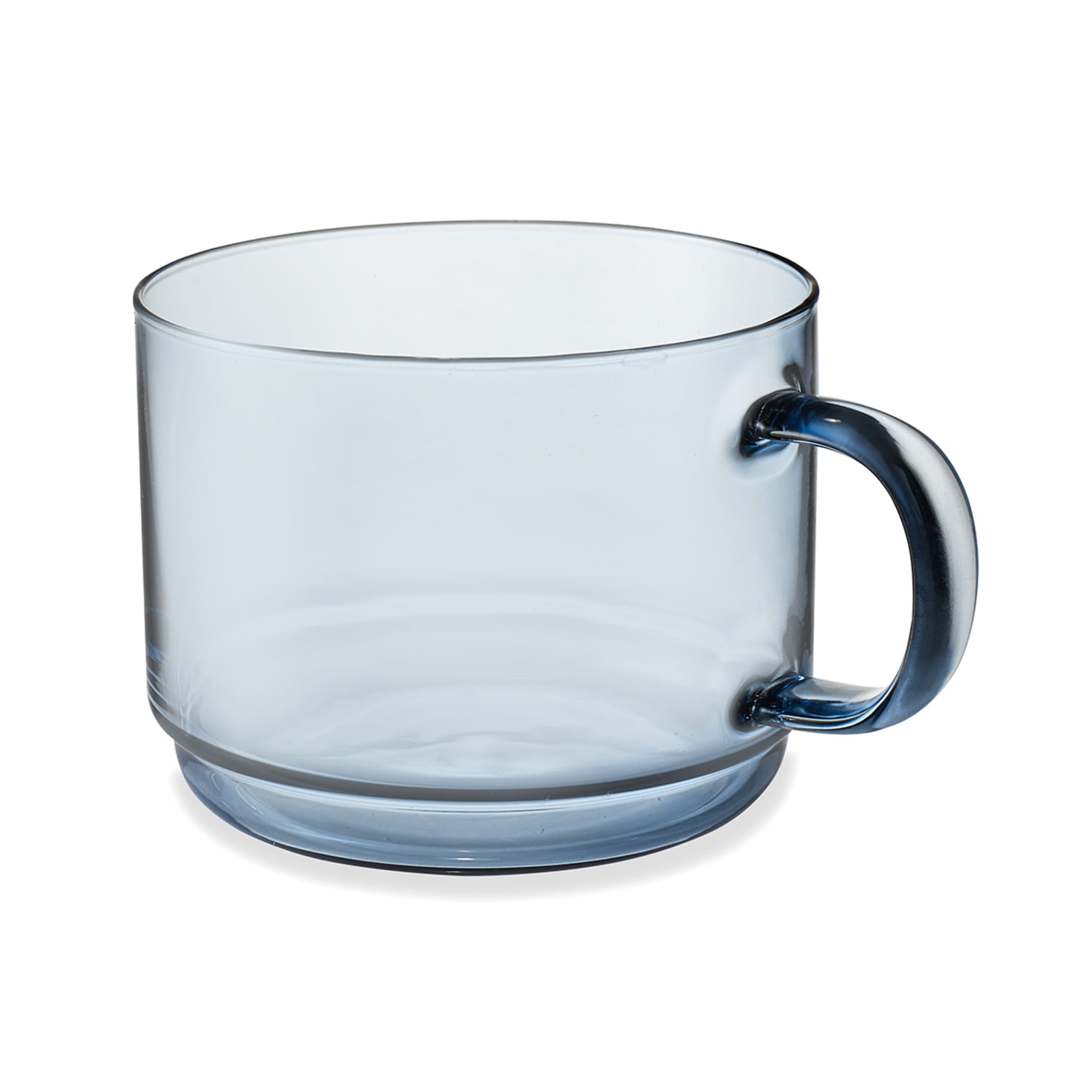 2 Blue Glass Mugs Kmart