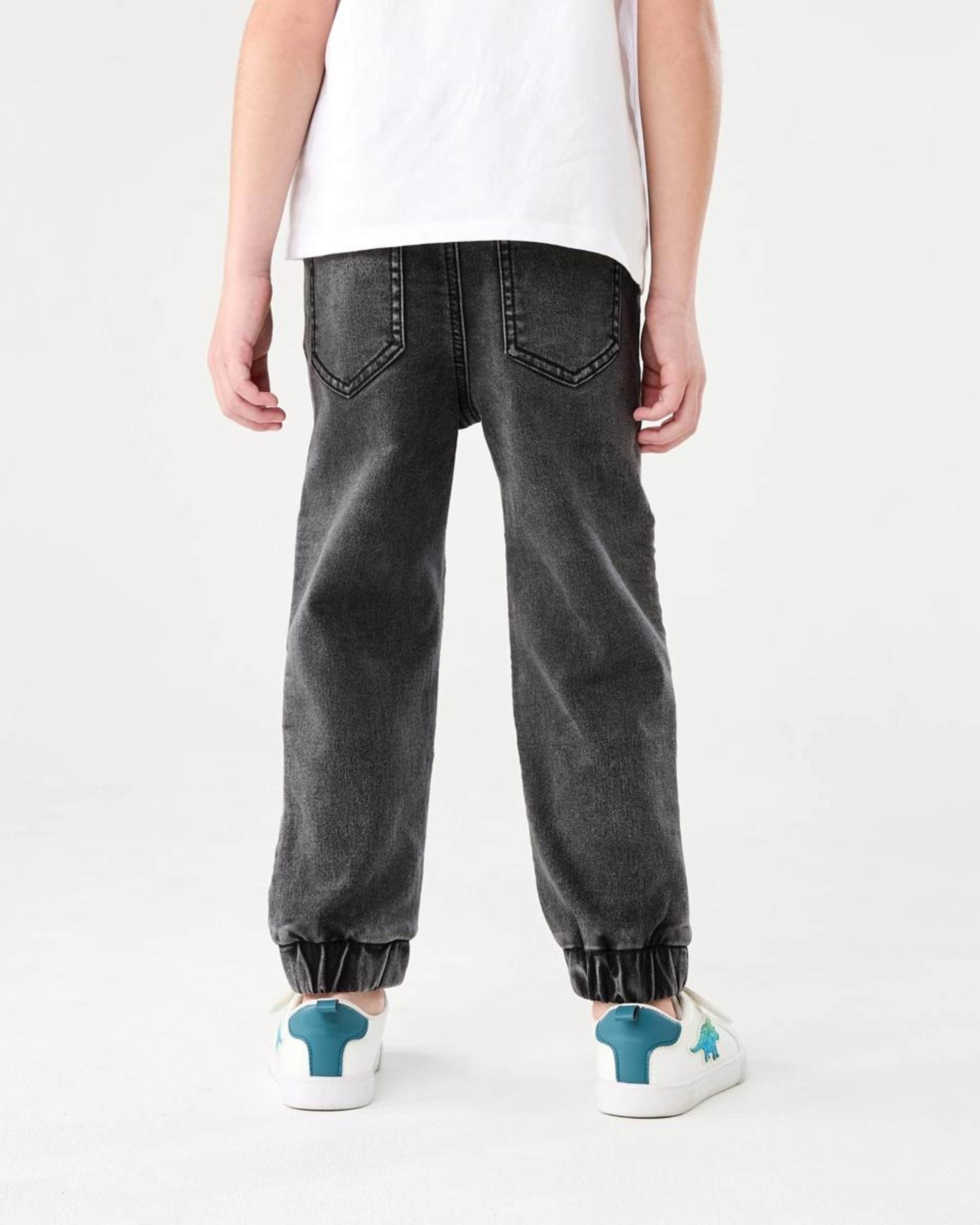2 Moto Denim Jeans BLACK LIGHT WASH, 2 of 9