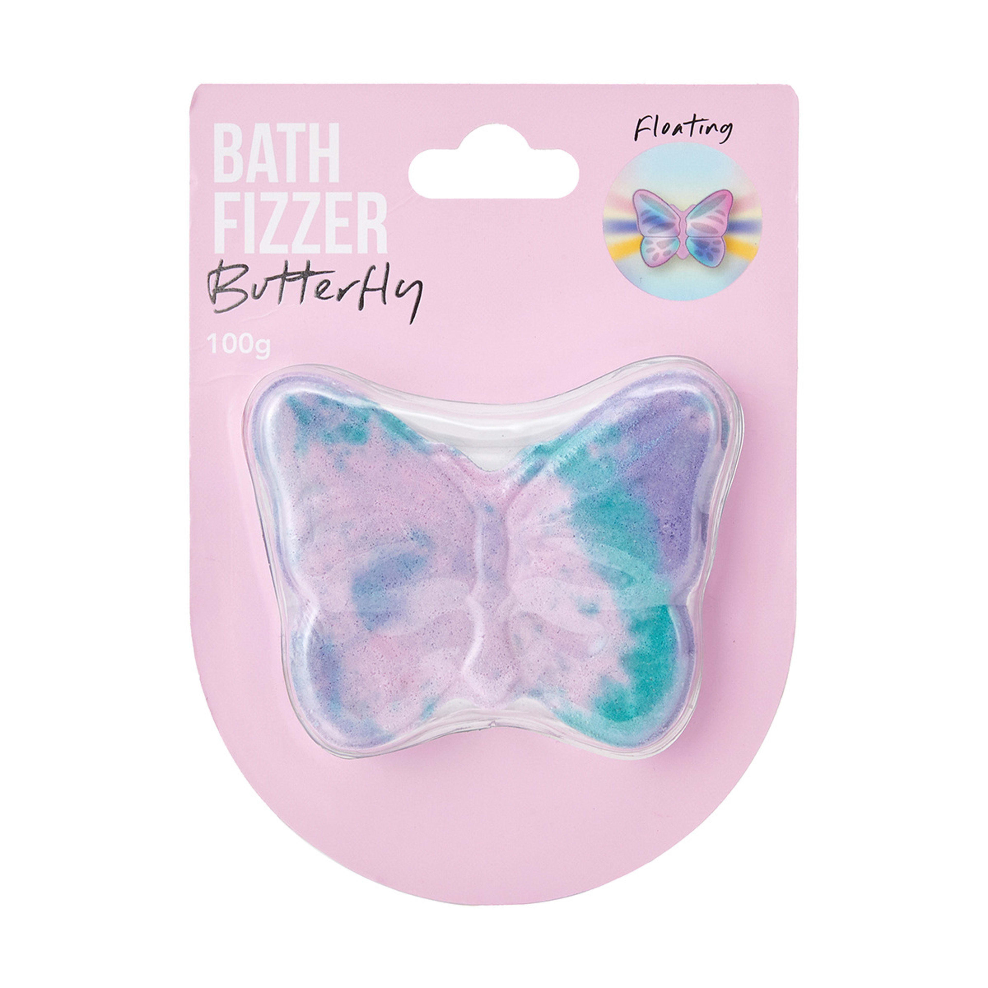 Floating Butterfly Bath Fizzer 100g Kmart