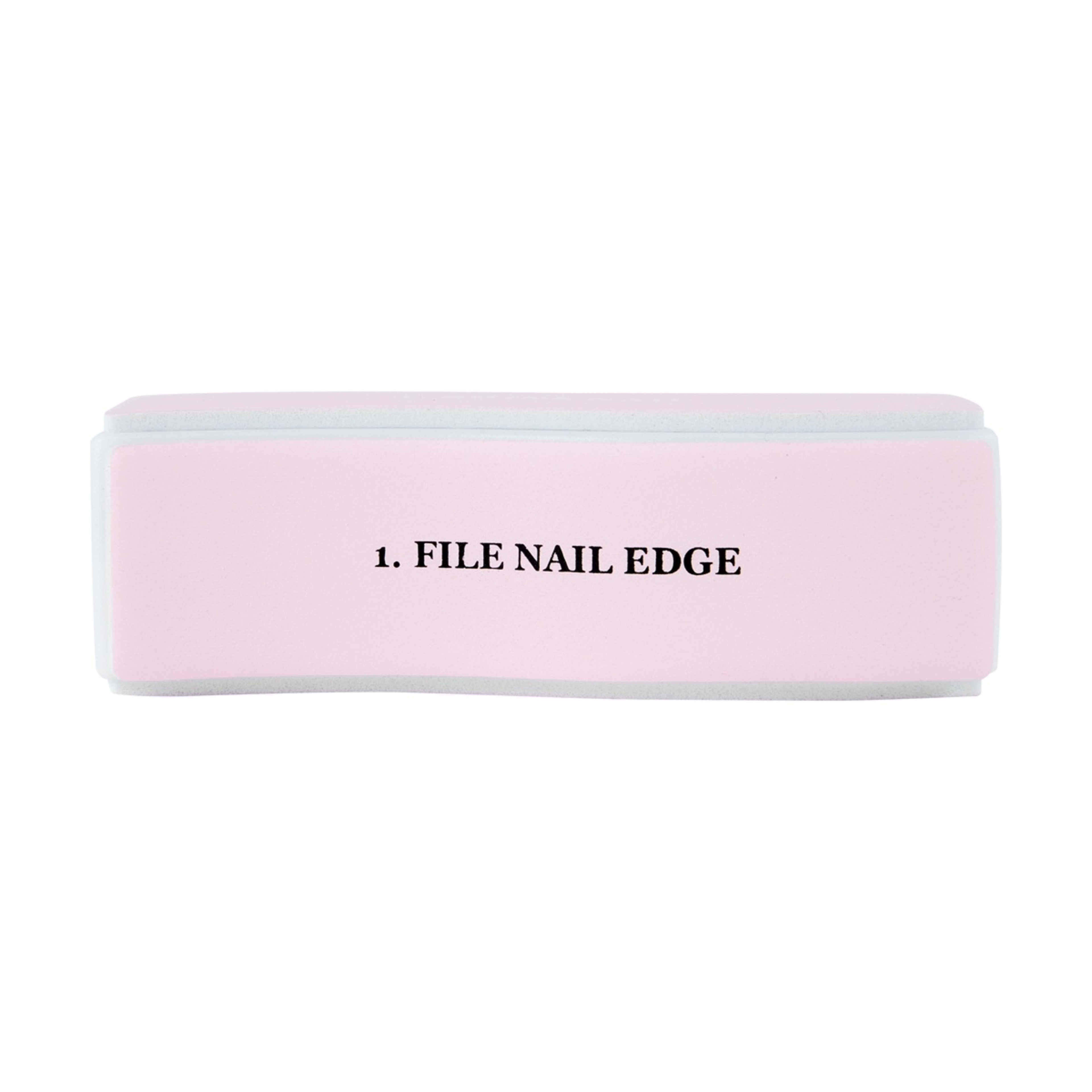 3 OXX Cosmetics Wave Nail Buffer - Pink and White, 3 of 7