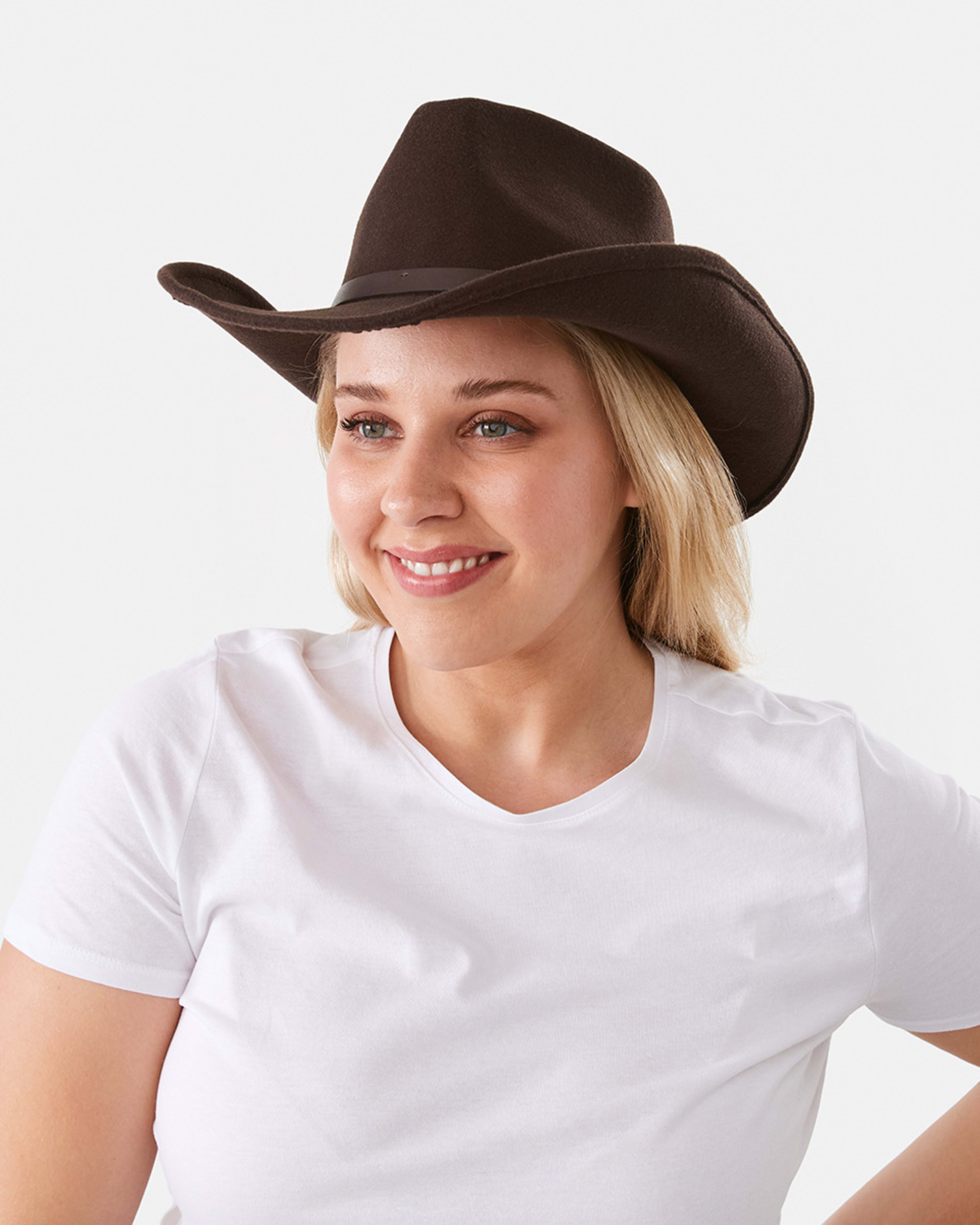 3 Trim Cowboy Hat Chocolate, 3 of 4