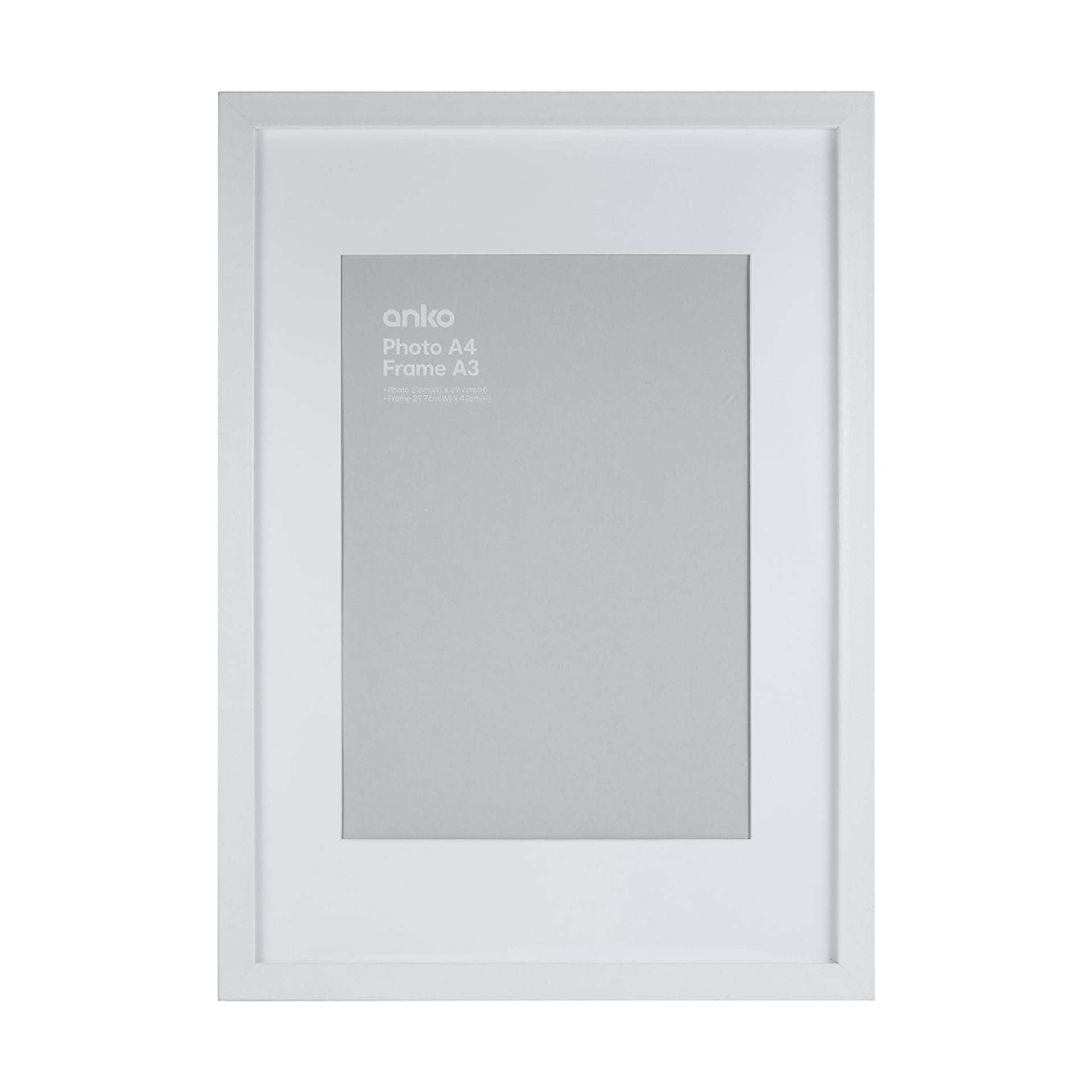 Frame Box A4 White Kmart NZ