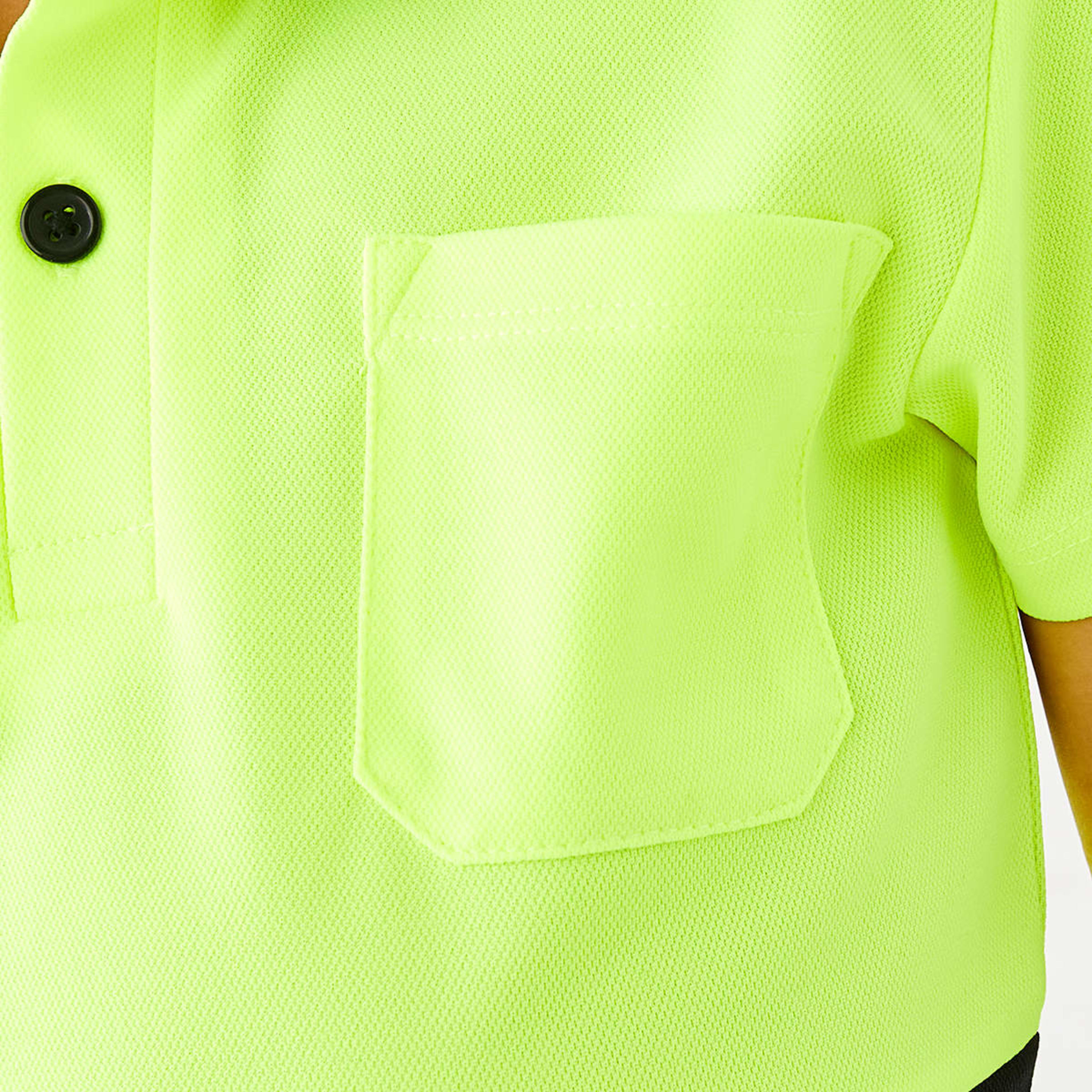 4 Mini Me Work Polo T-shirt Yellow, 4 of 9