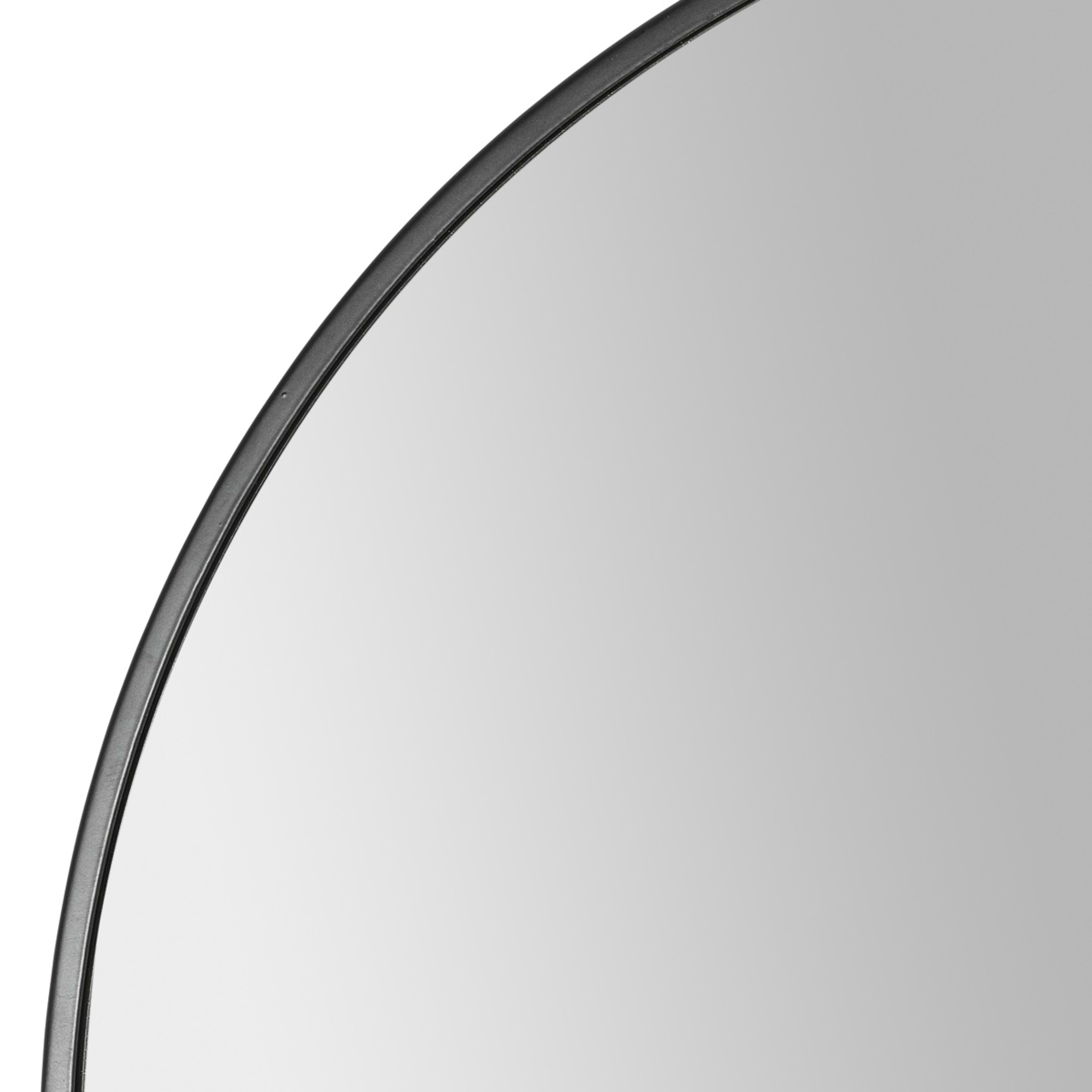 4 Arch Black Floor Mirror, 4 of 5