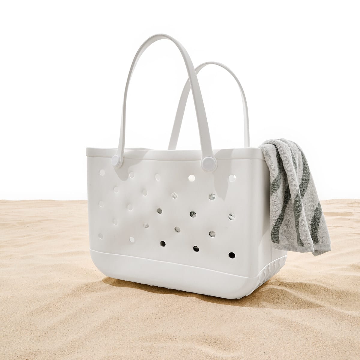 EVA Beach Tote White Kmart