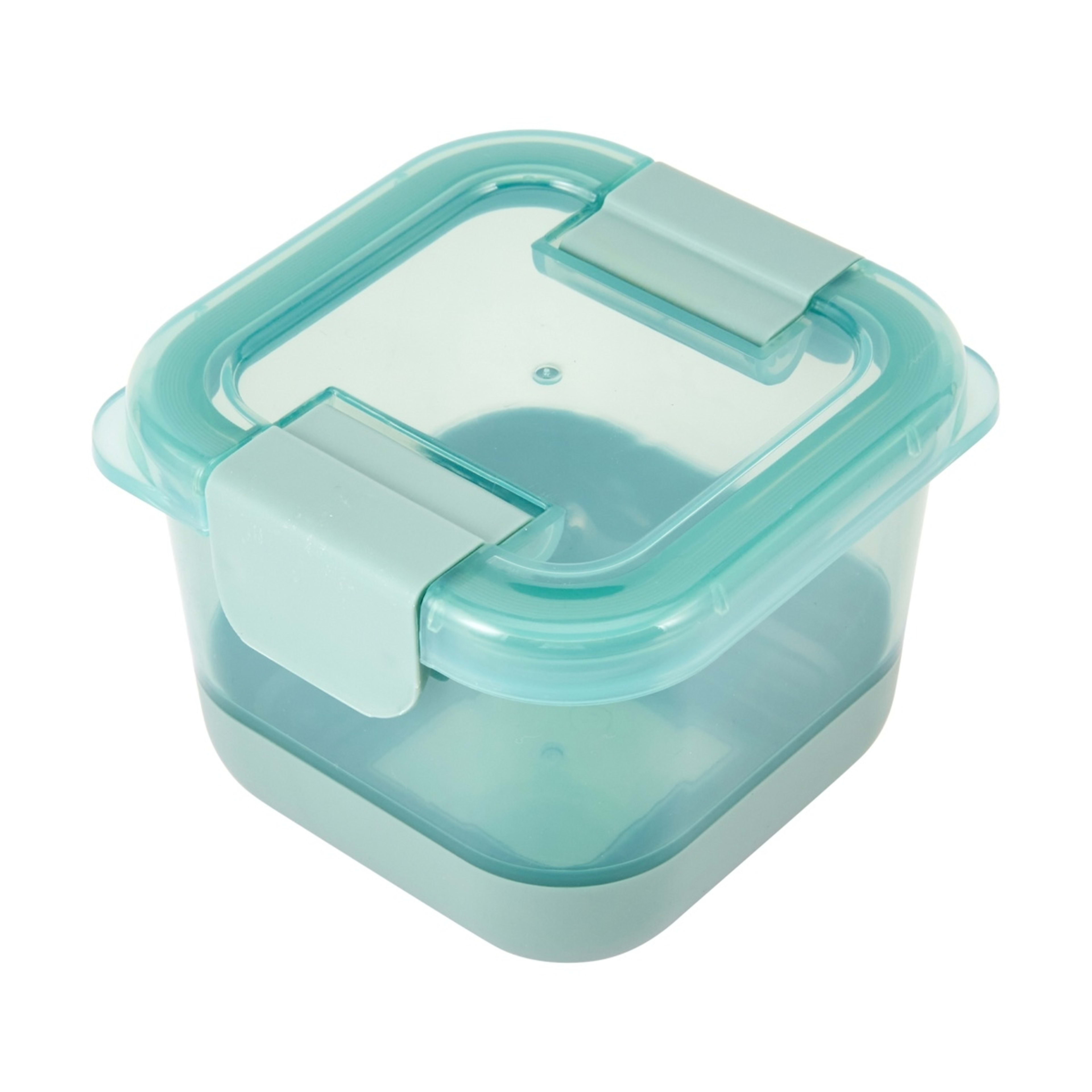 9 5 Piece Two Toned Plastic Food Storage Set, 9 of 10