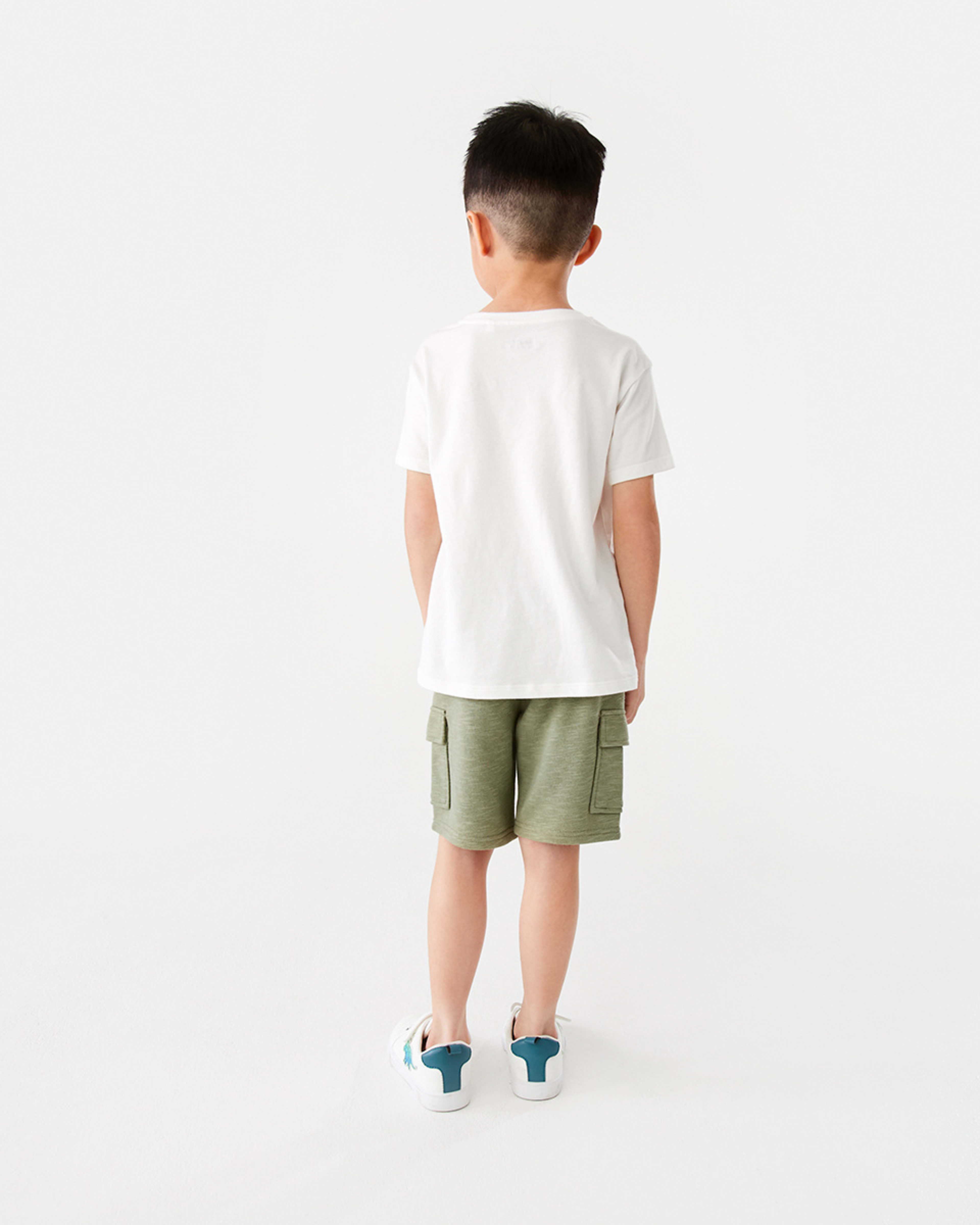 7 Cargo Knit Shorts Oil Green, 7 of 9