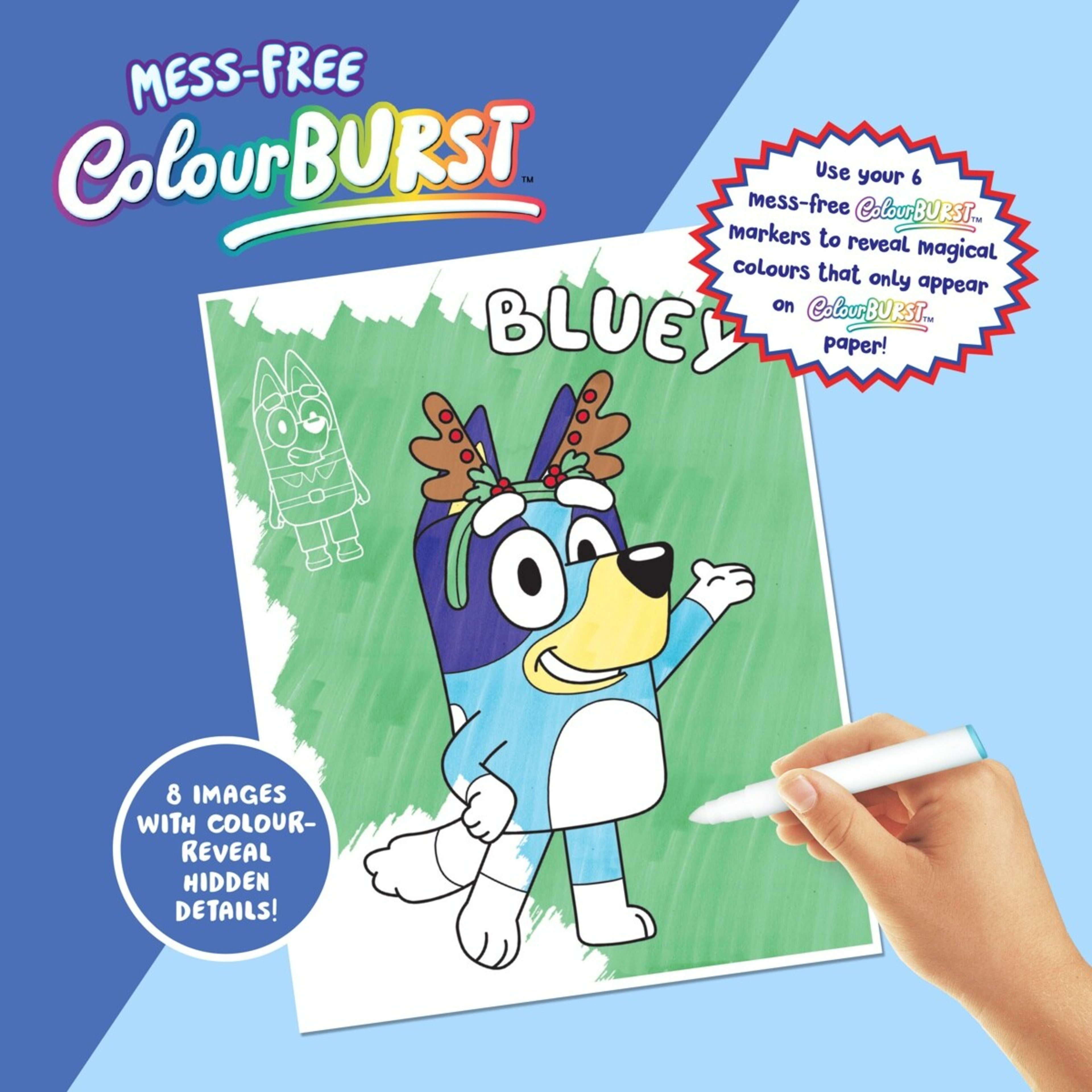 4 INKredibles Mess-Free ColourBurst Bluey Christmas Fun! - Book, 4 of 6