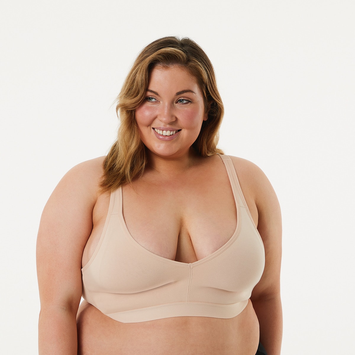 2 Pack Full Figure Wirefree Soft Cup Bra Kmart