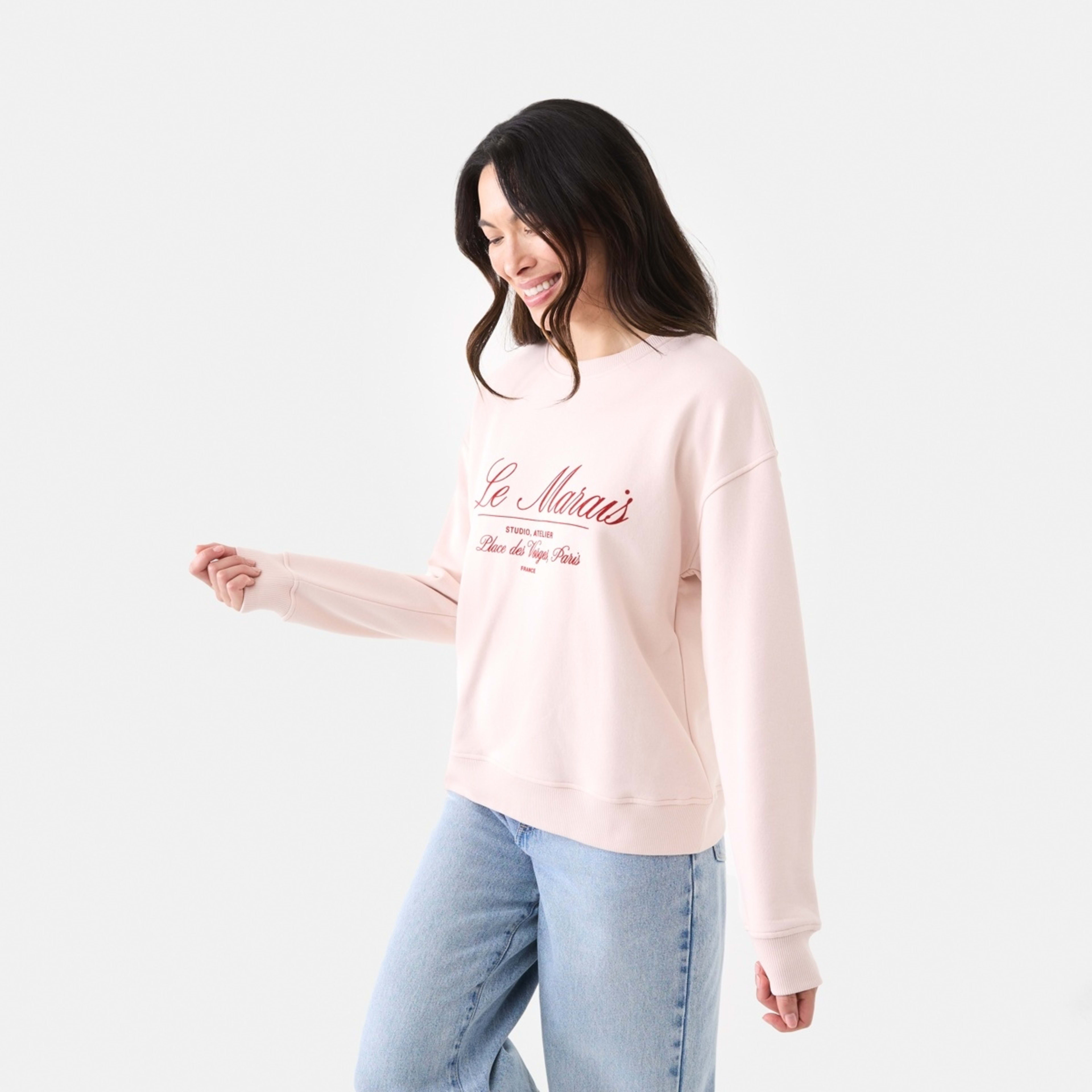2 Relaxed Print Sweatshirt Le Marais, 2 of 6