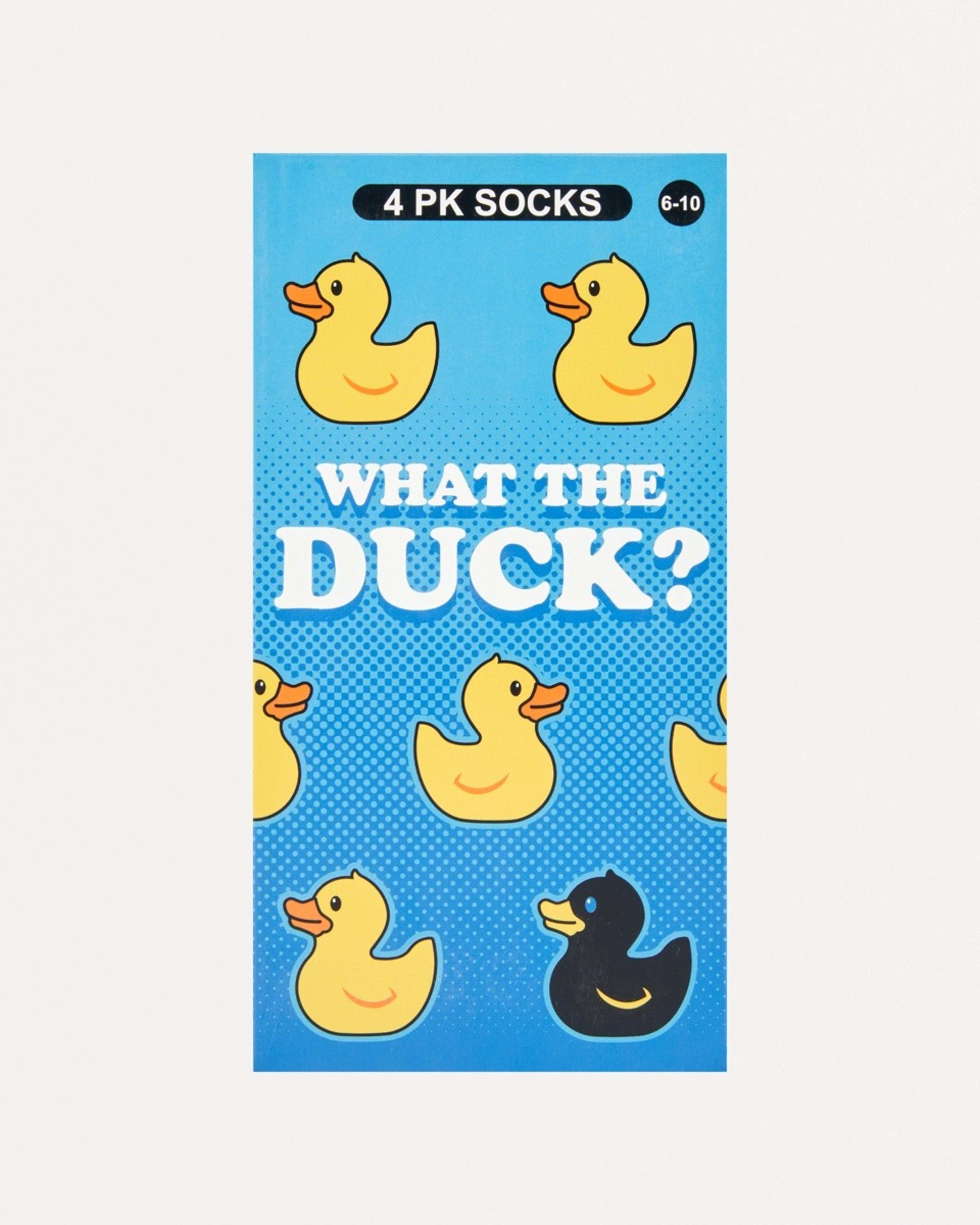 3 4 Pack Novelty Socks WHAT DUCK, 3 of 3