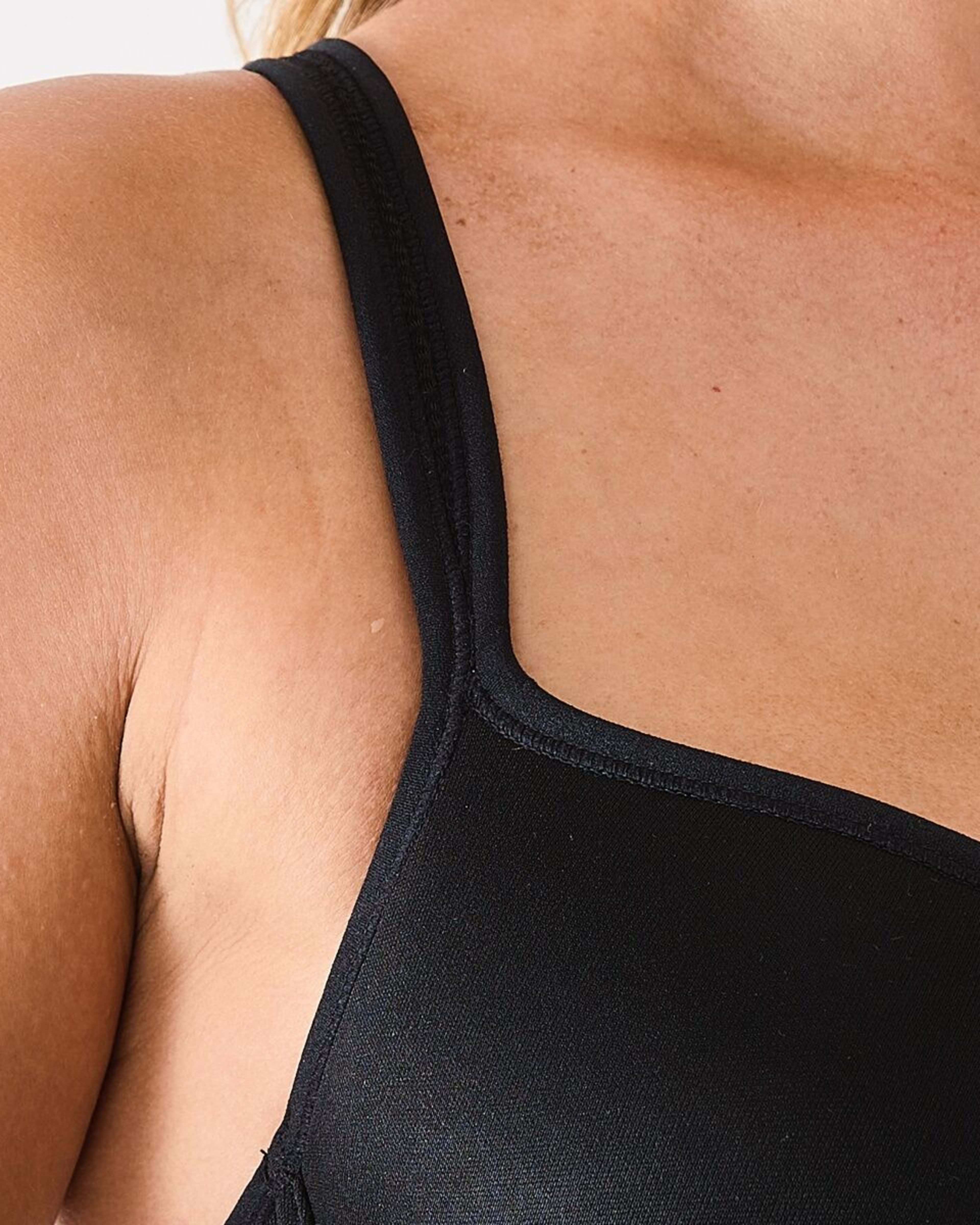 9 2 Pack Active Womens Sports Underwire Padded Medium Support Bra BLACK, WHITE, 9 of 9
