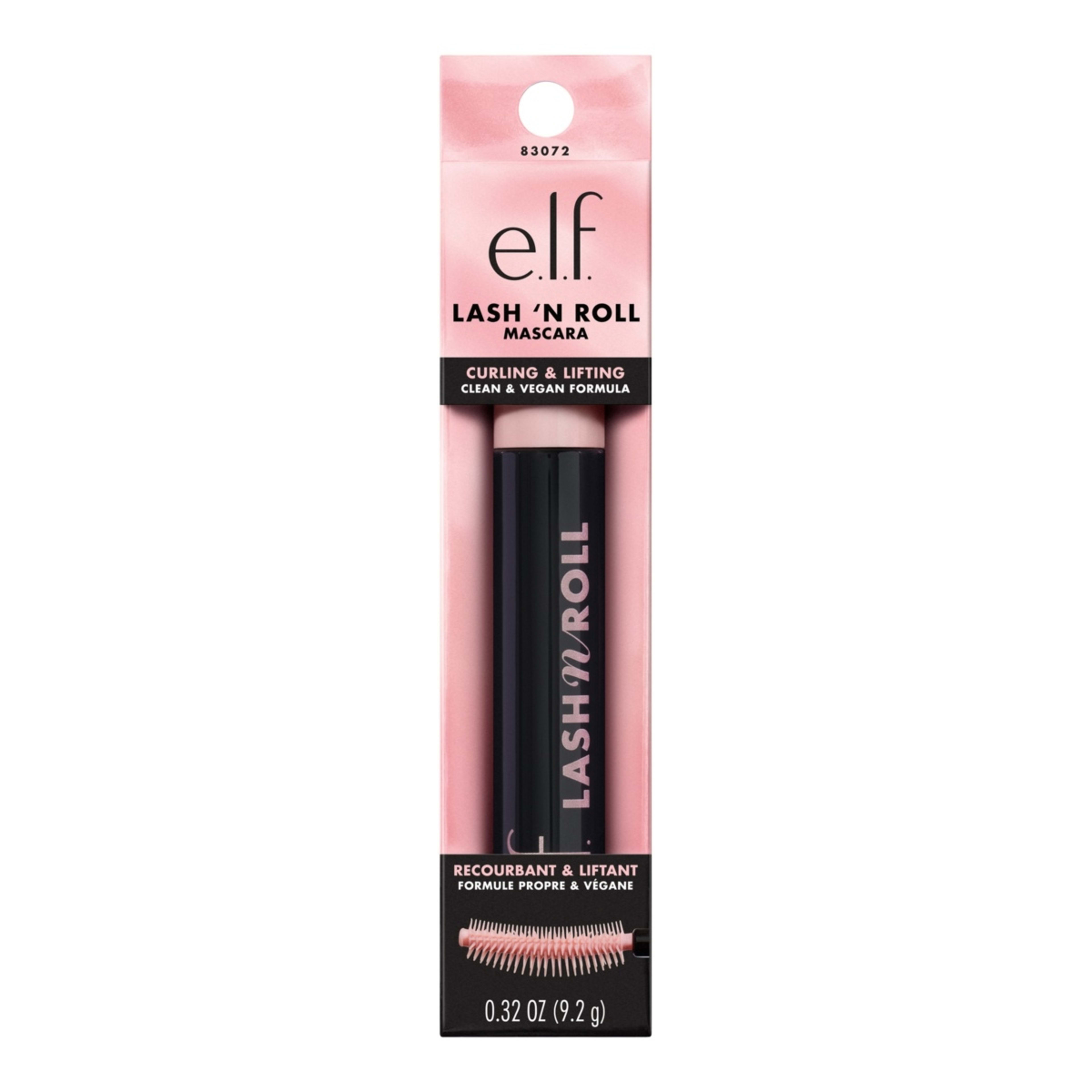 1 e.l.f. Lash n Roll Mascara - Black, 1 of 8