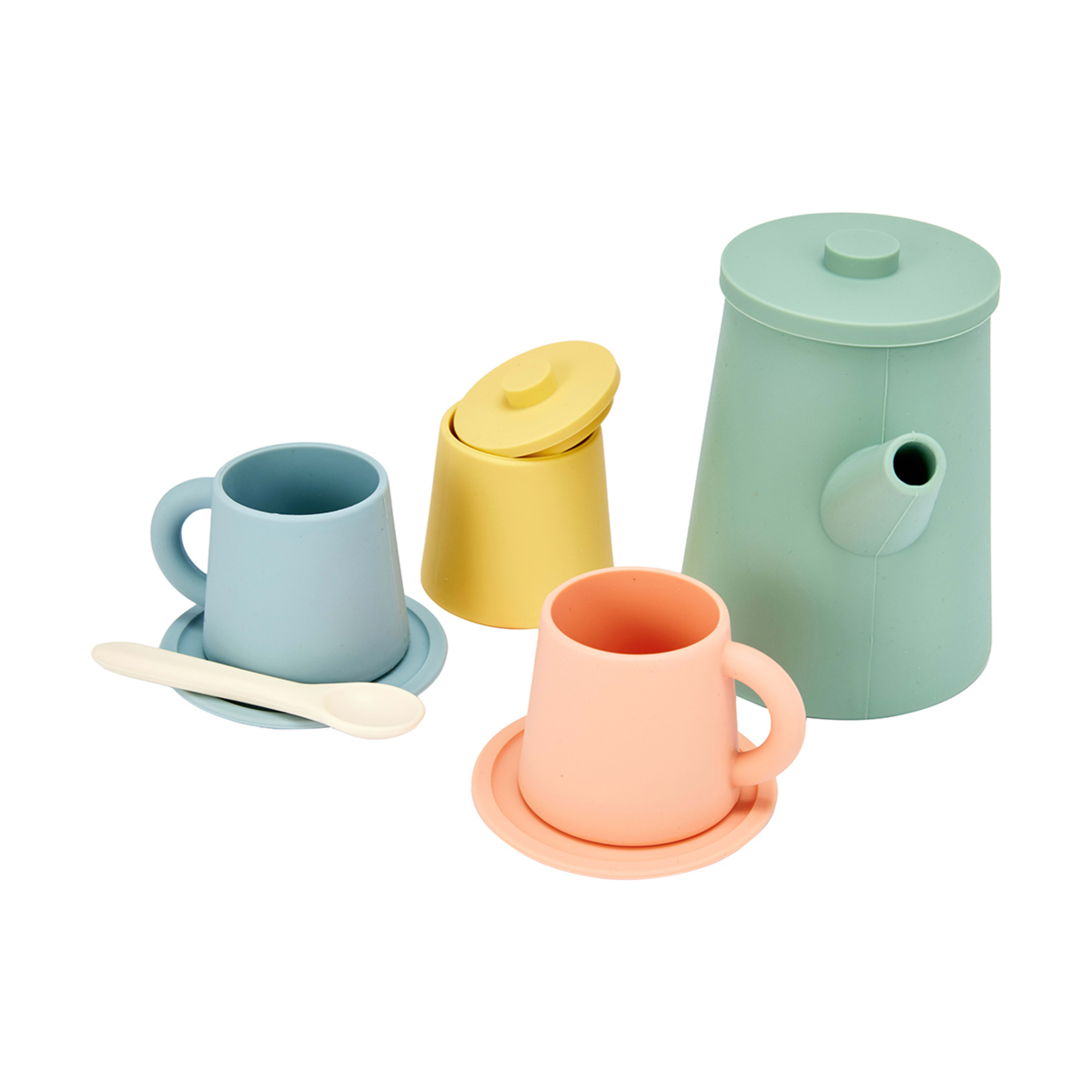 9 Piece Silicone Tea Set Kmart