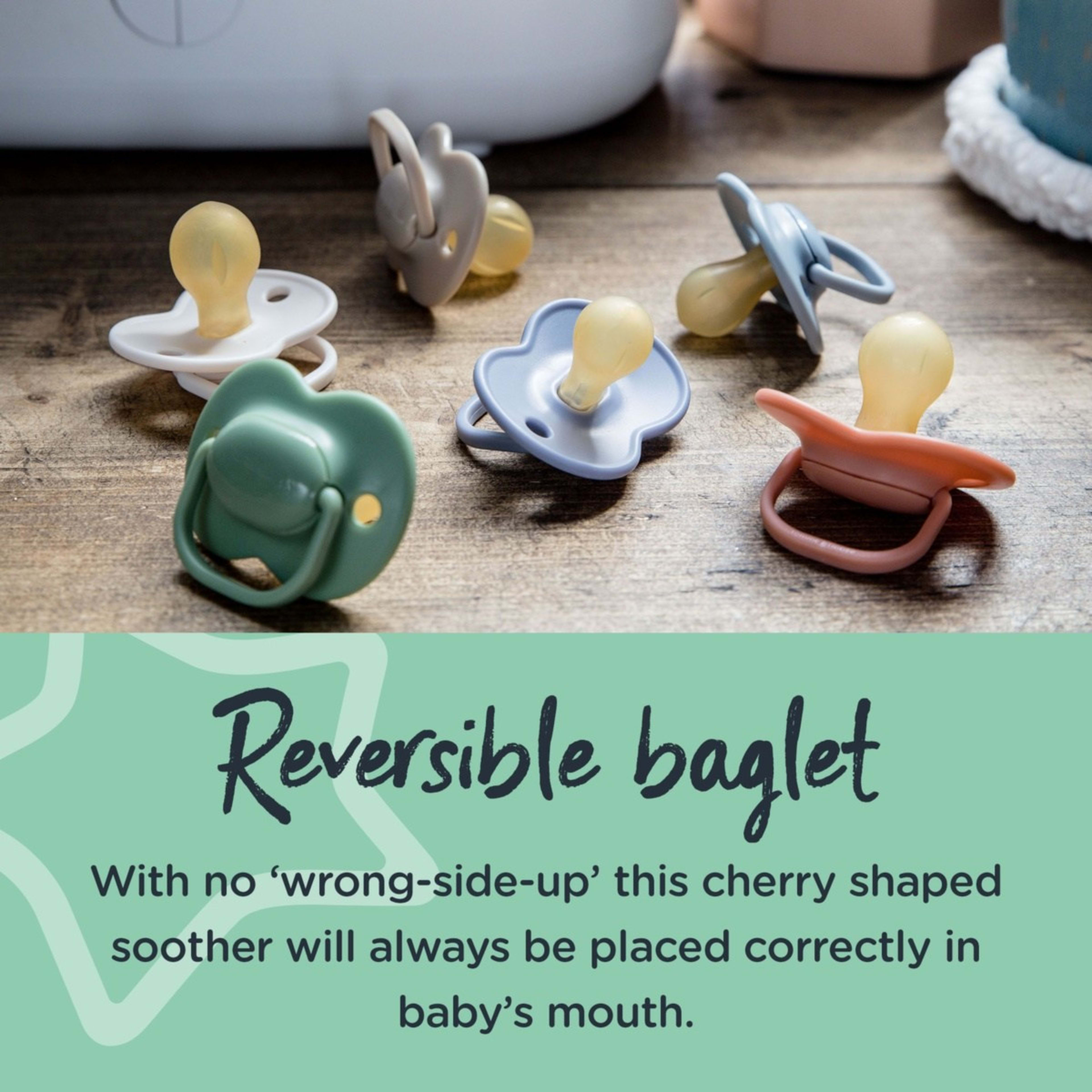 Tommee Tippee Cherry Latex 6-18 m fopspeen