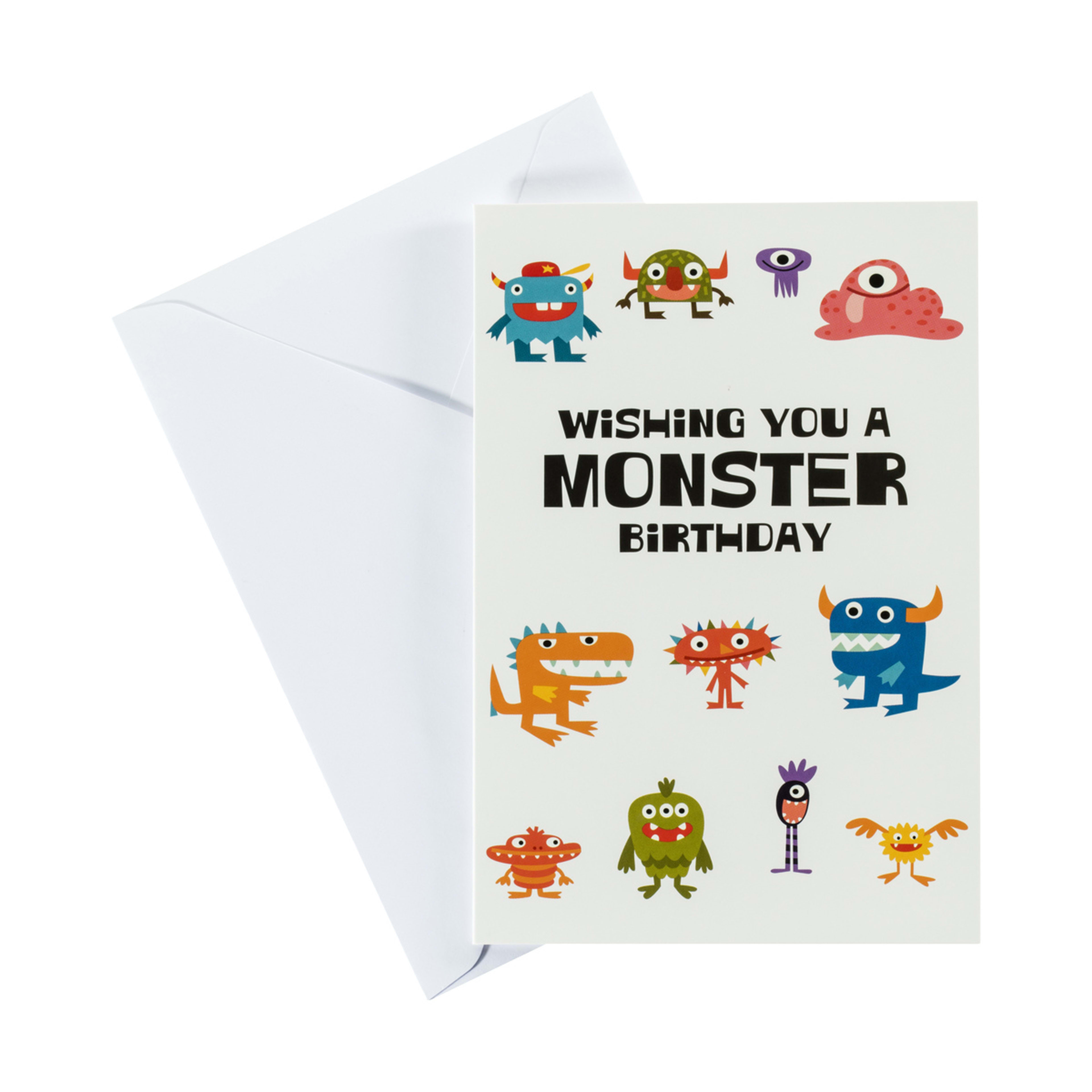 1 Monster Birthday Card