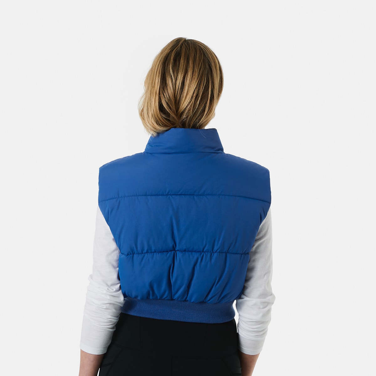 Cropped Puffer Vest Kmart
