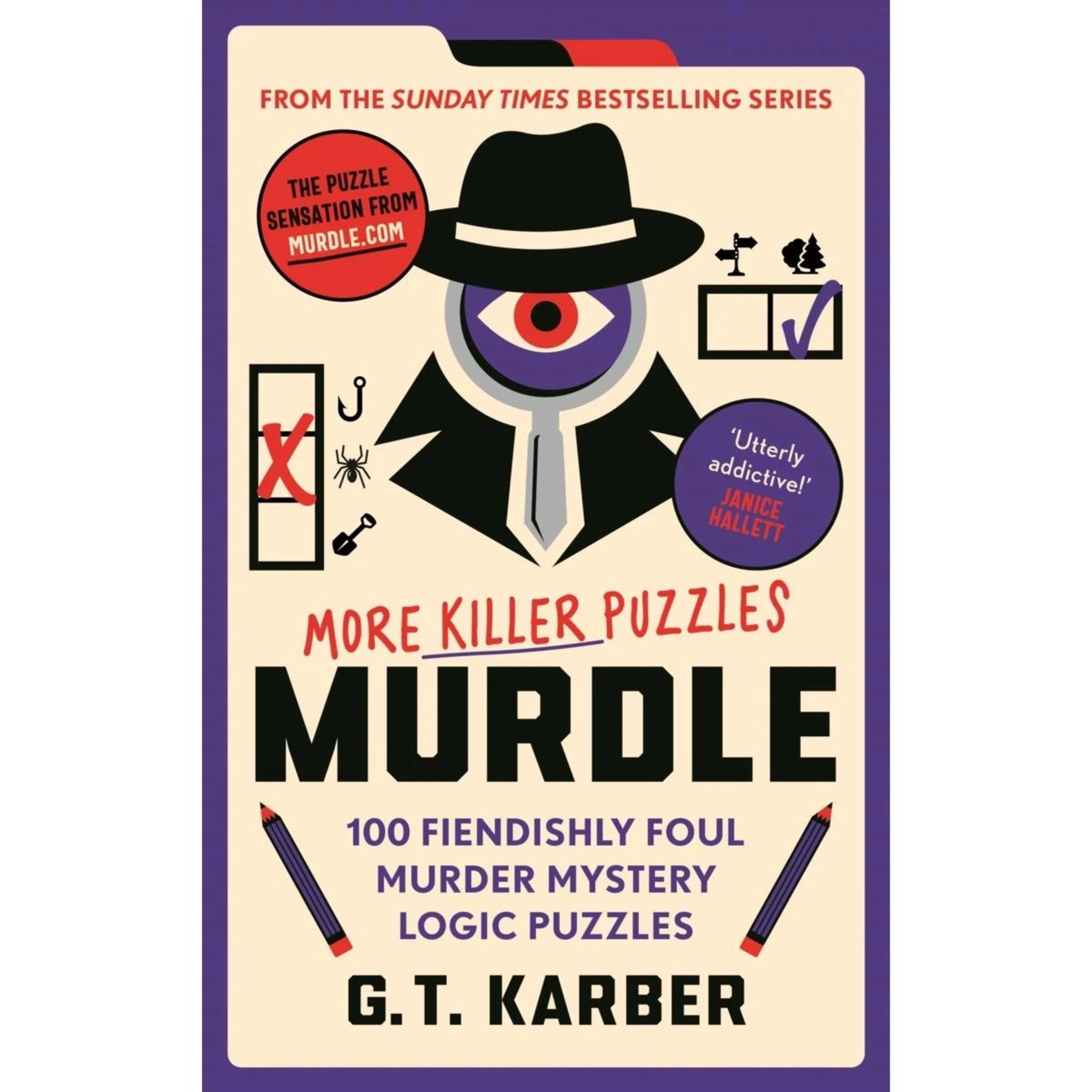 1 Murdle: More Killer Puzzles by G. T. Karber - Book