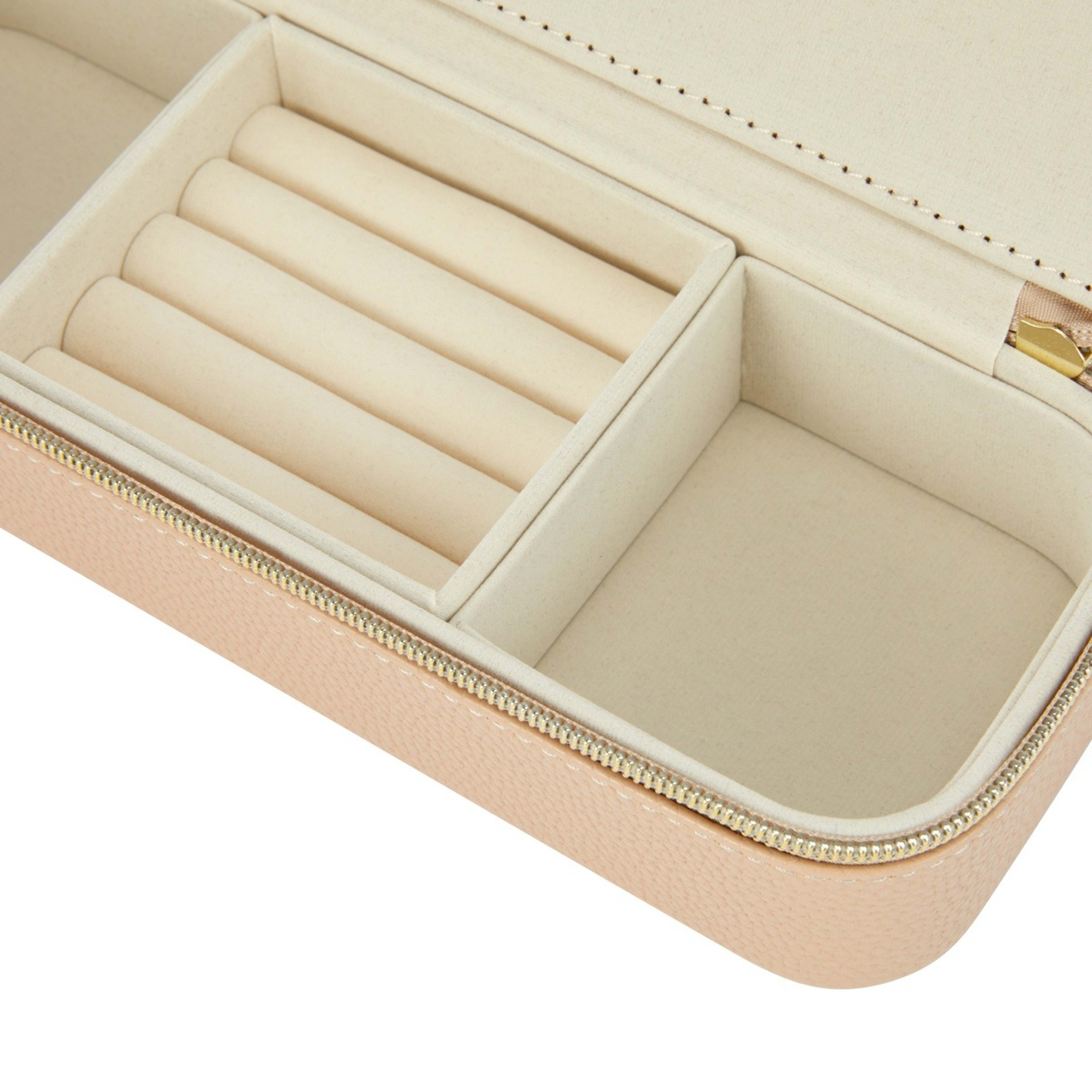 8 Taupe Zip Jewellery Case, 8 of 9