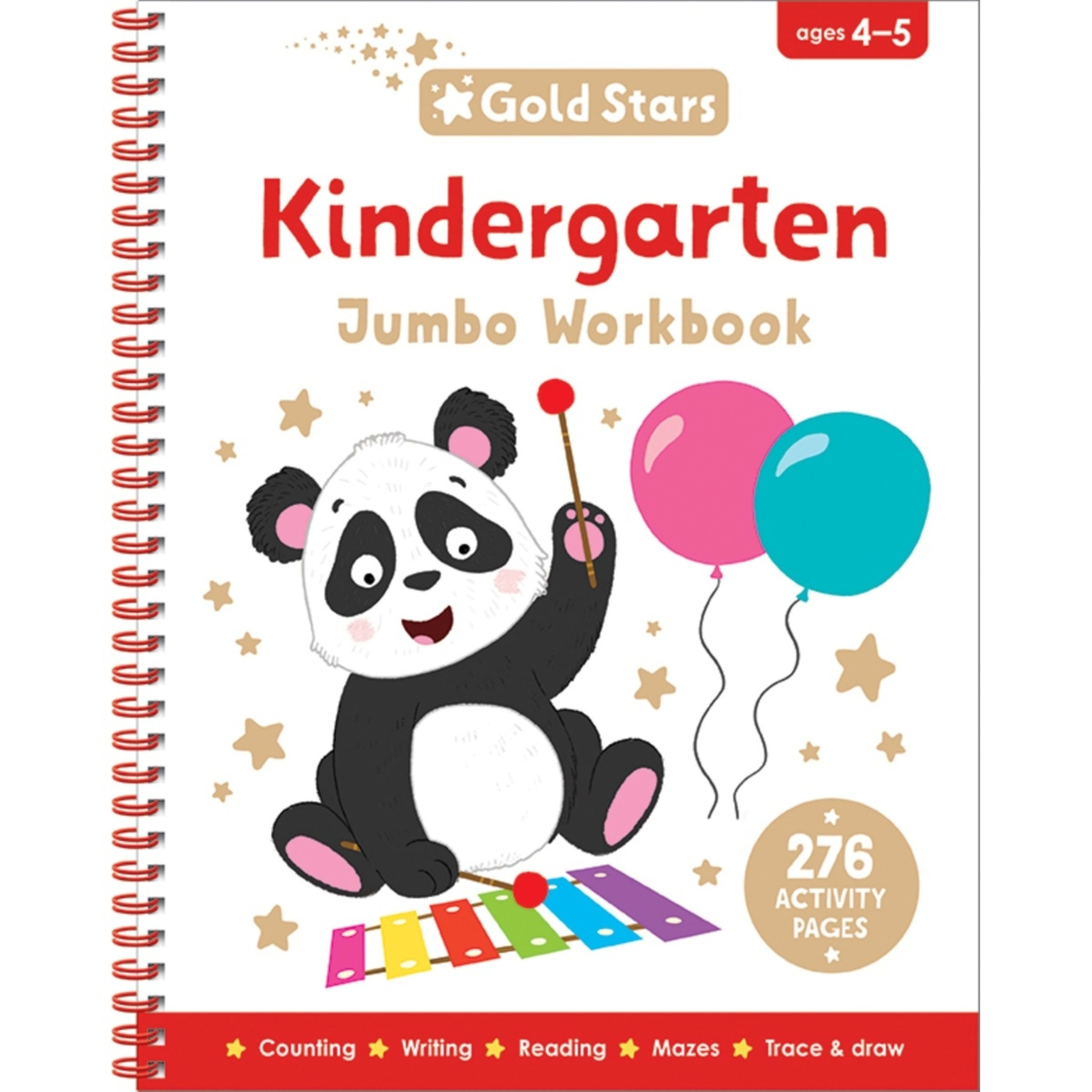 1 Gold Stars Jumbo Workbook: Kindergarten - Book