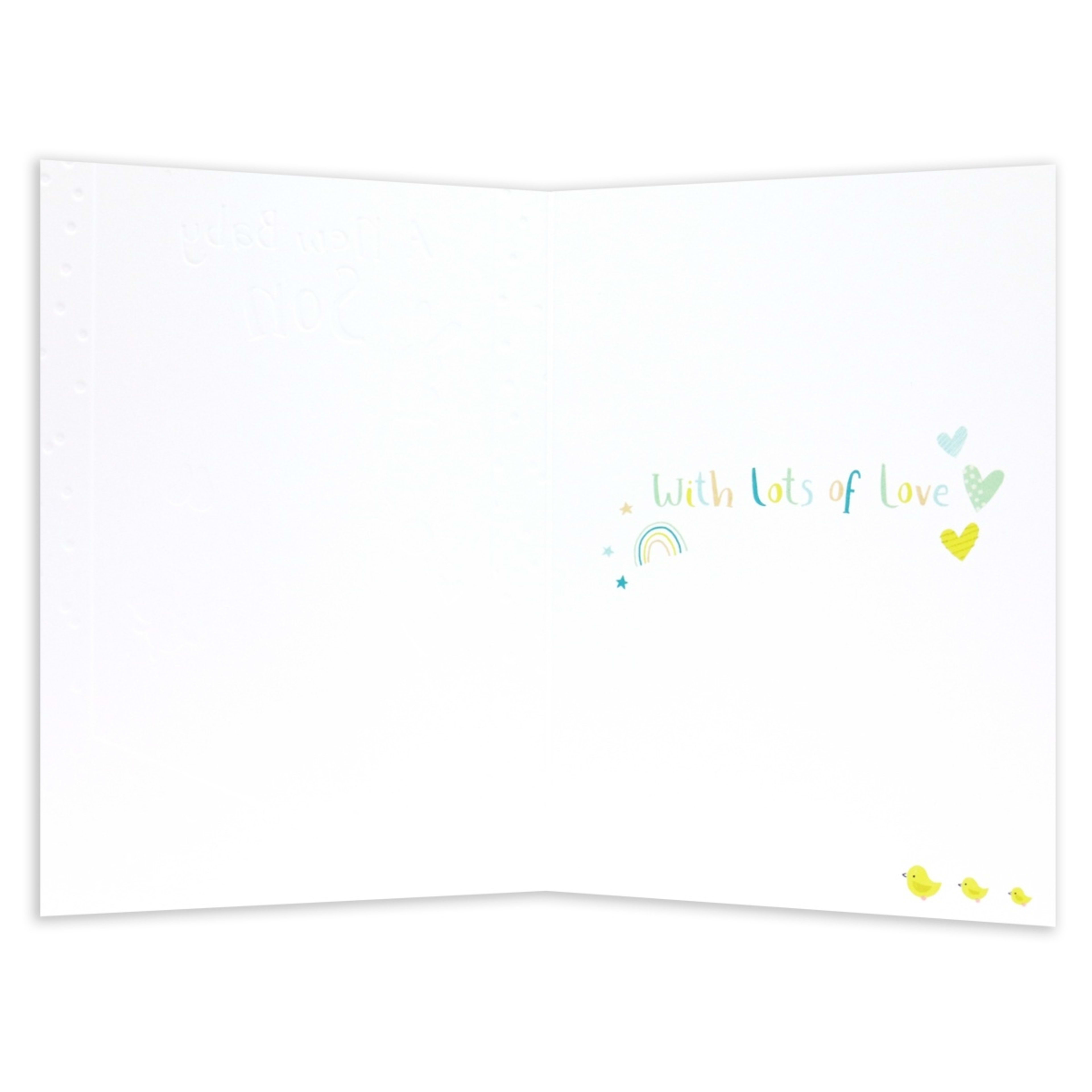 2 Connections from Hallmark New Baby Son Congratulations Card - Lots of Love, 2 of 2