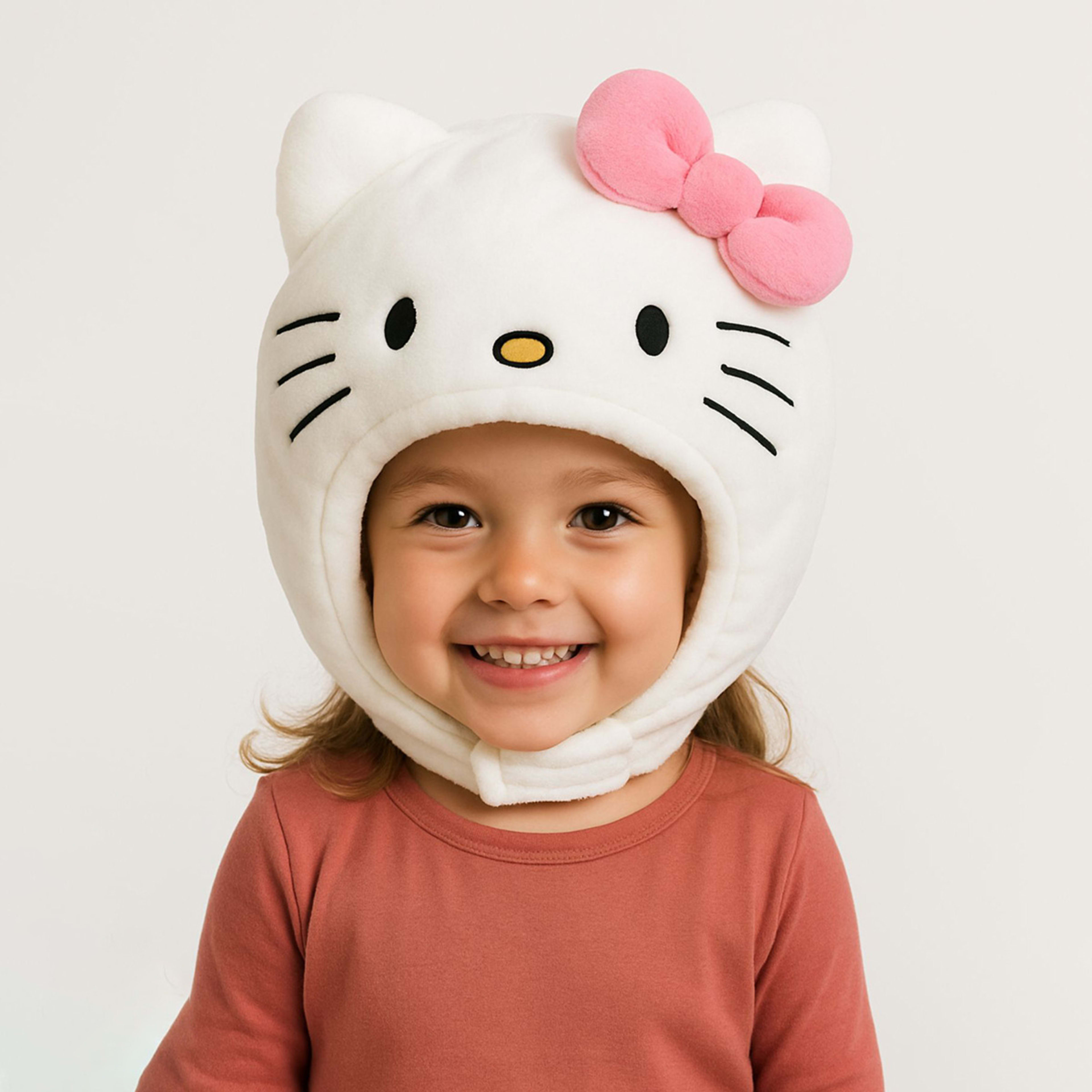1 Sanrio Hello Kitty Plush Head Mask - Ages 3+, 1 of 2