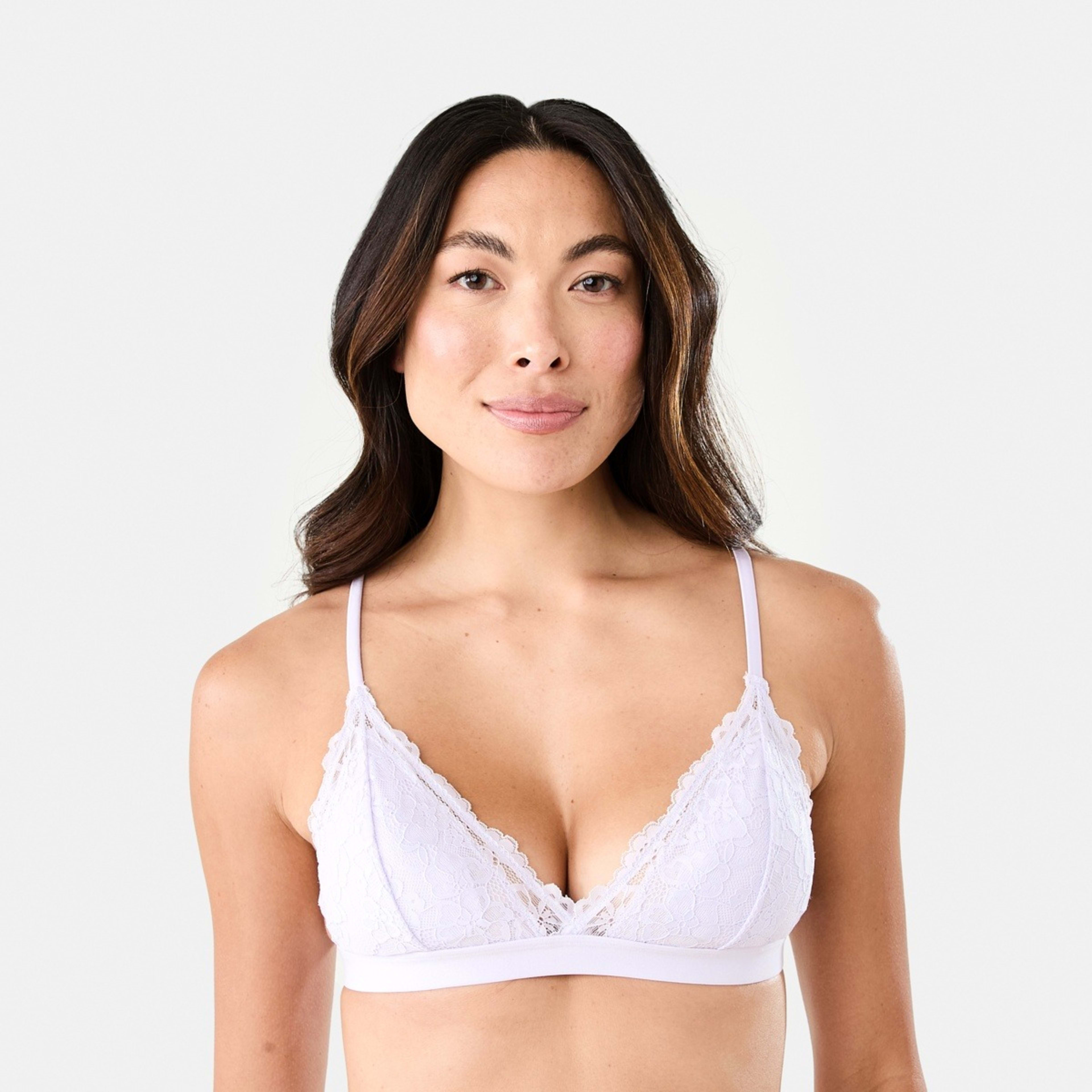 1 Co-ordinated Lace & Satin Bralette Lily Laven, 1 of 7