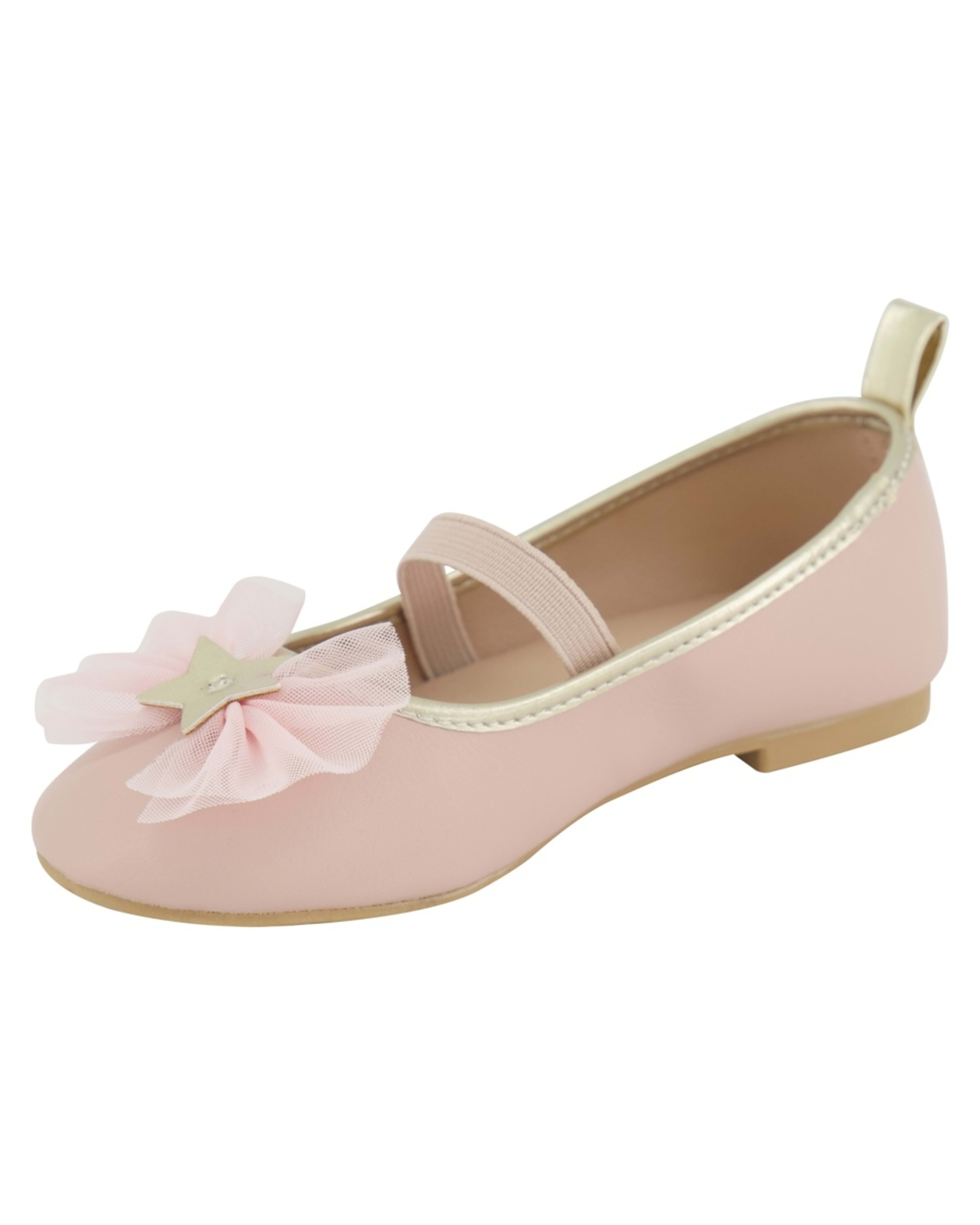 3 Junior Flats SILVER PINK, 3 of 5
