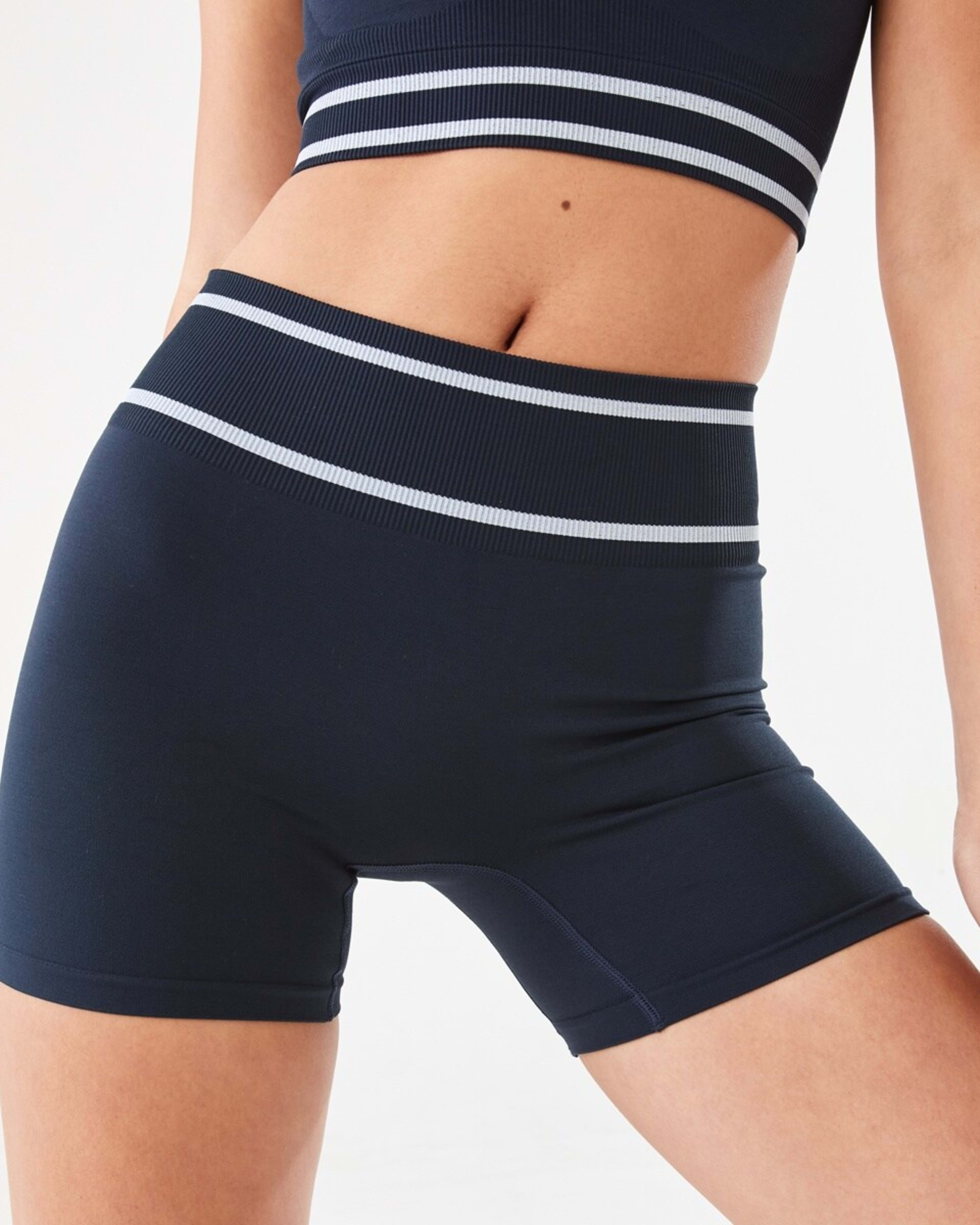 1 Active Womens Seamfree Tipping Bike Shorts Shade Navy, 1 of 6