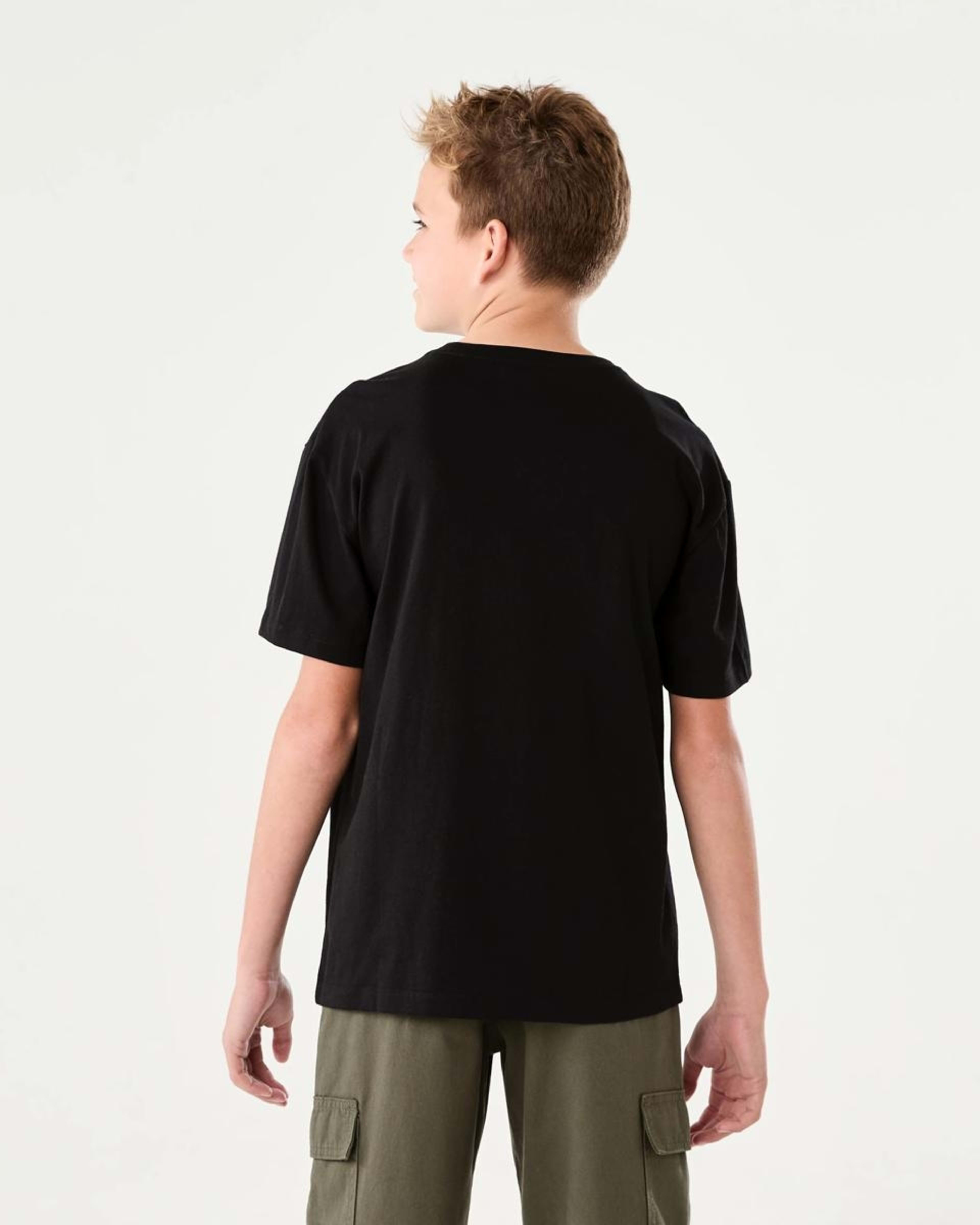 2 Short Sleeve Graphic Print T-shirt GAME MODE BLUR BLACK, 2 of 6