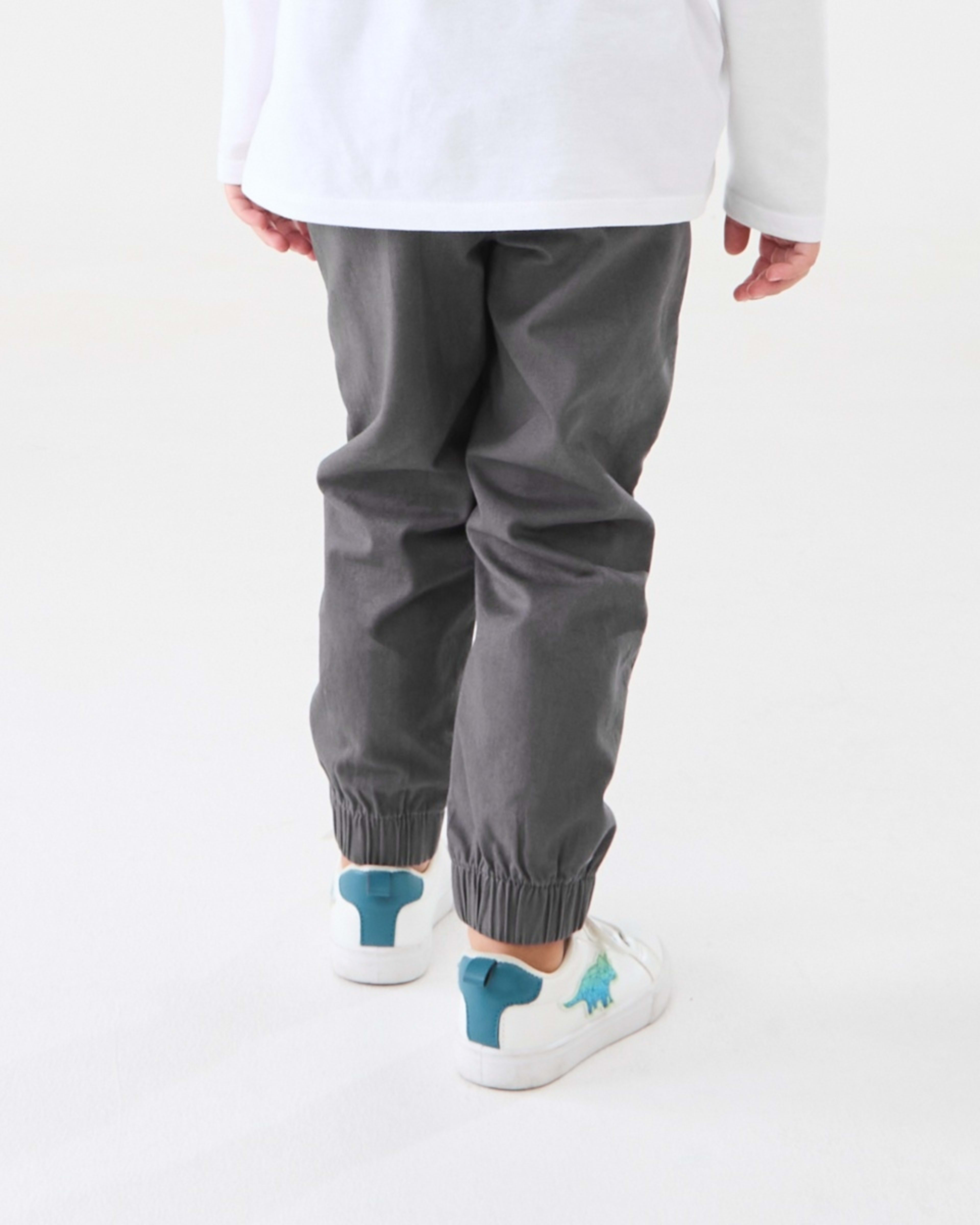 2 Cuffed Chino Pants DARK MAGNET, 2 of 7