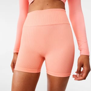 Active Womens Seamfree Rib Bike Shorts