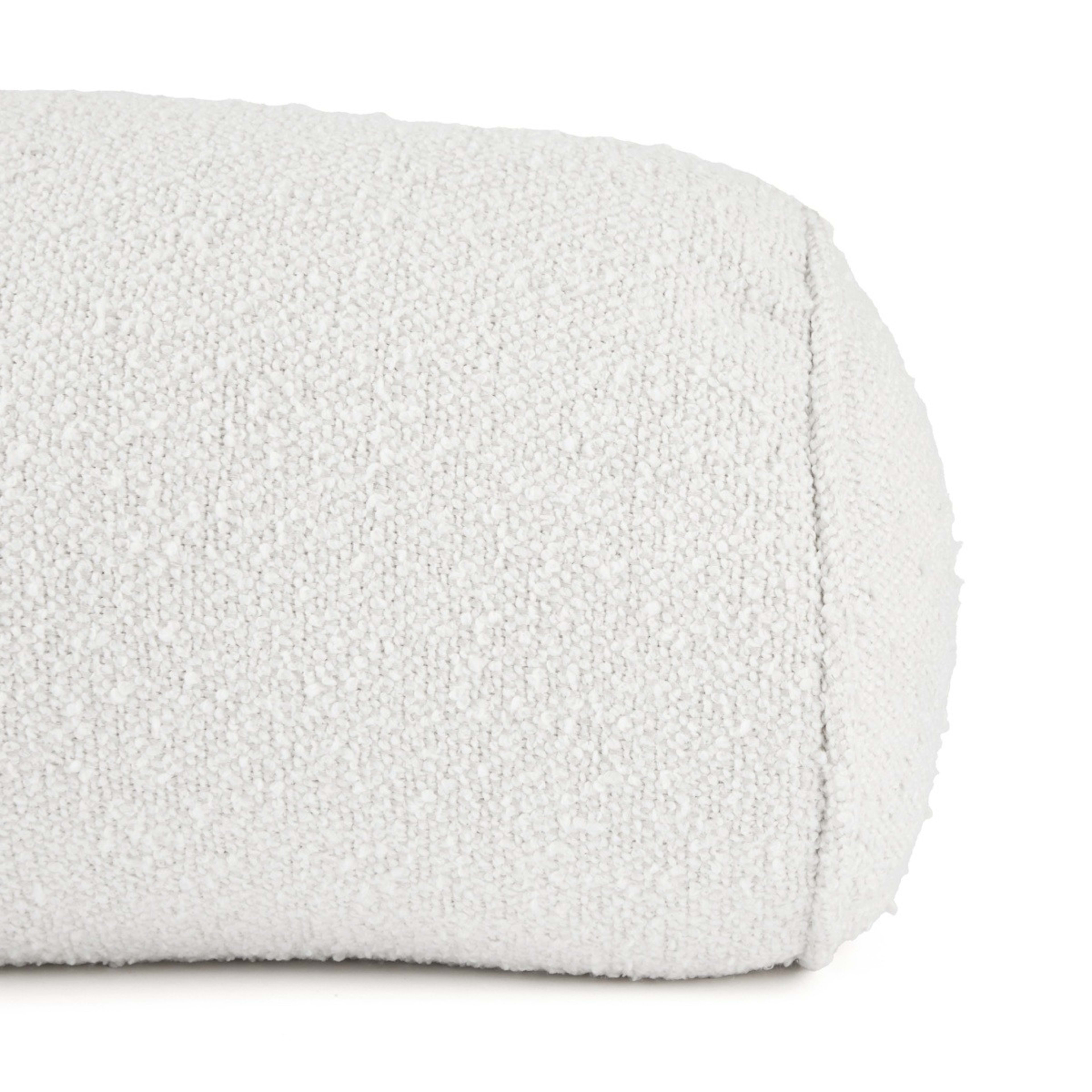 2 Bolster Boucle Cushion - White, 2 of 4