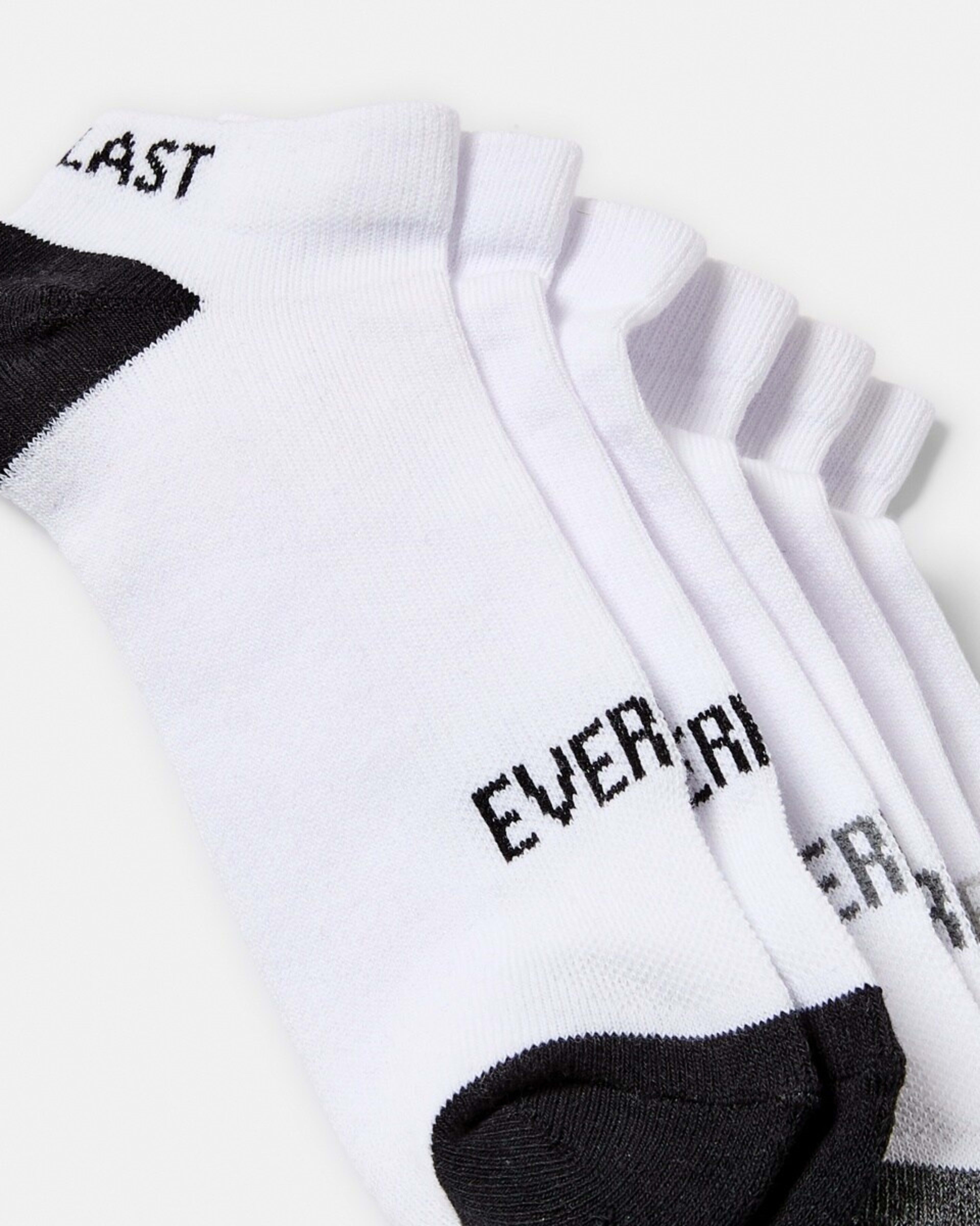 2 3 Pack Everlast Mens Performance Low Cut Socks Wht Colour, 2 of 3